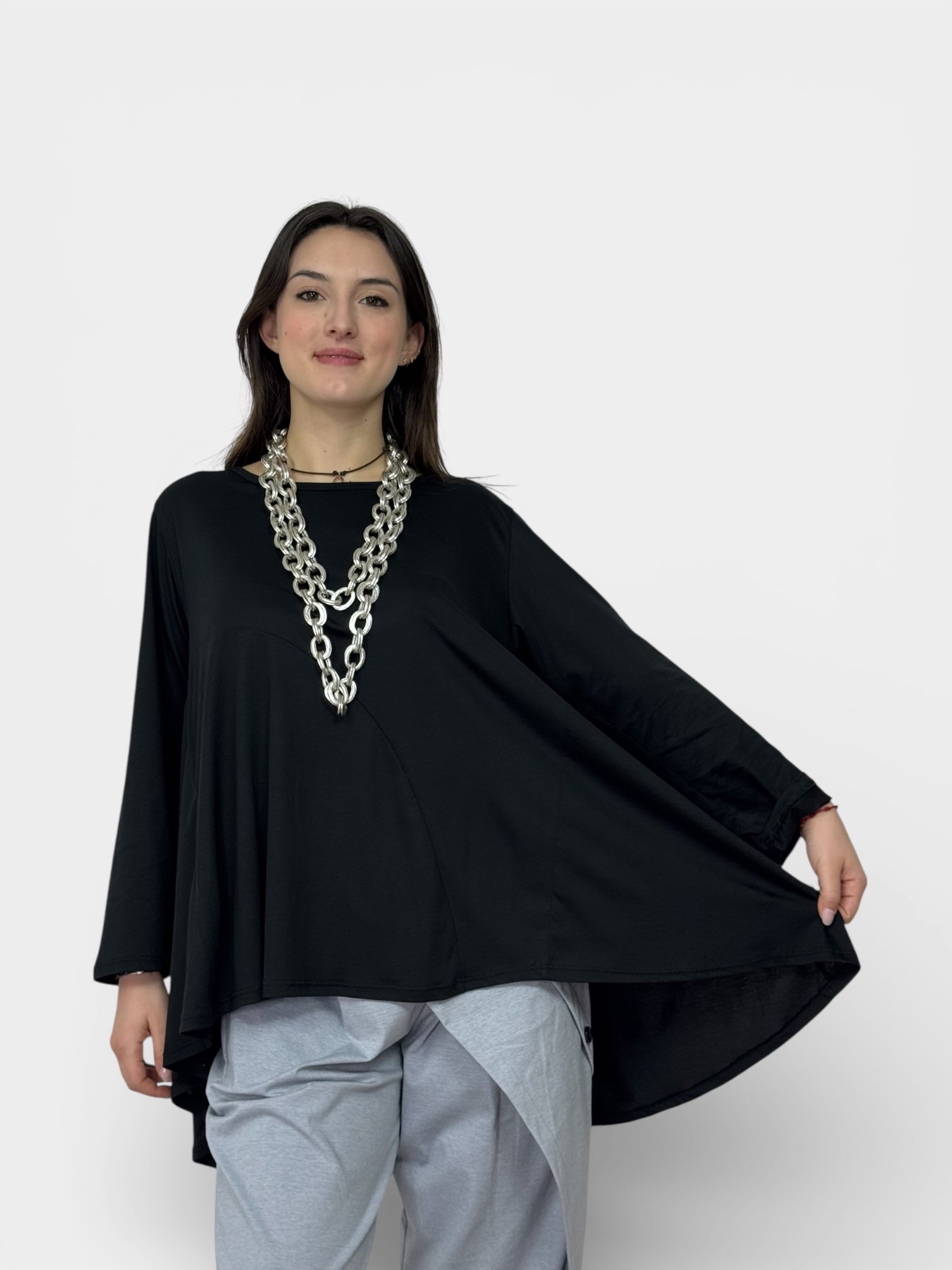 Maglia Carlotta in Modal Black 158C