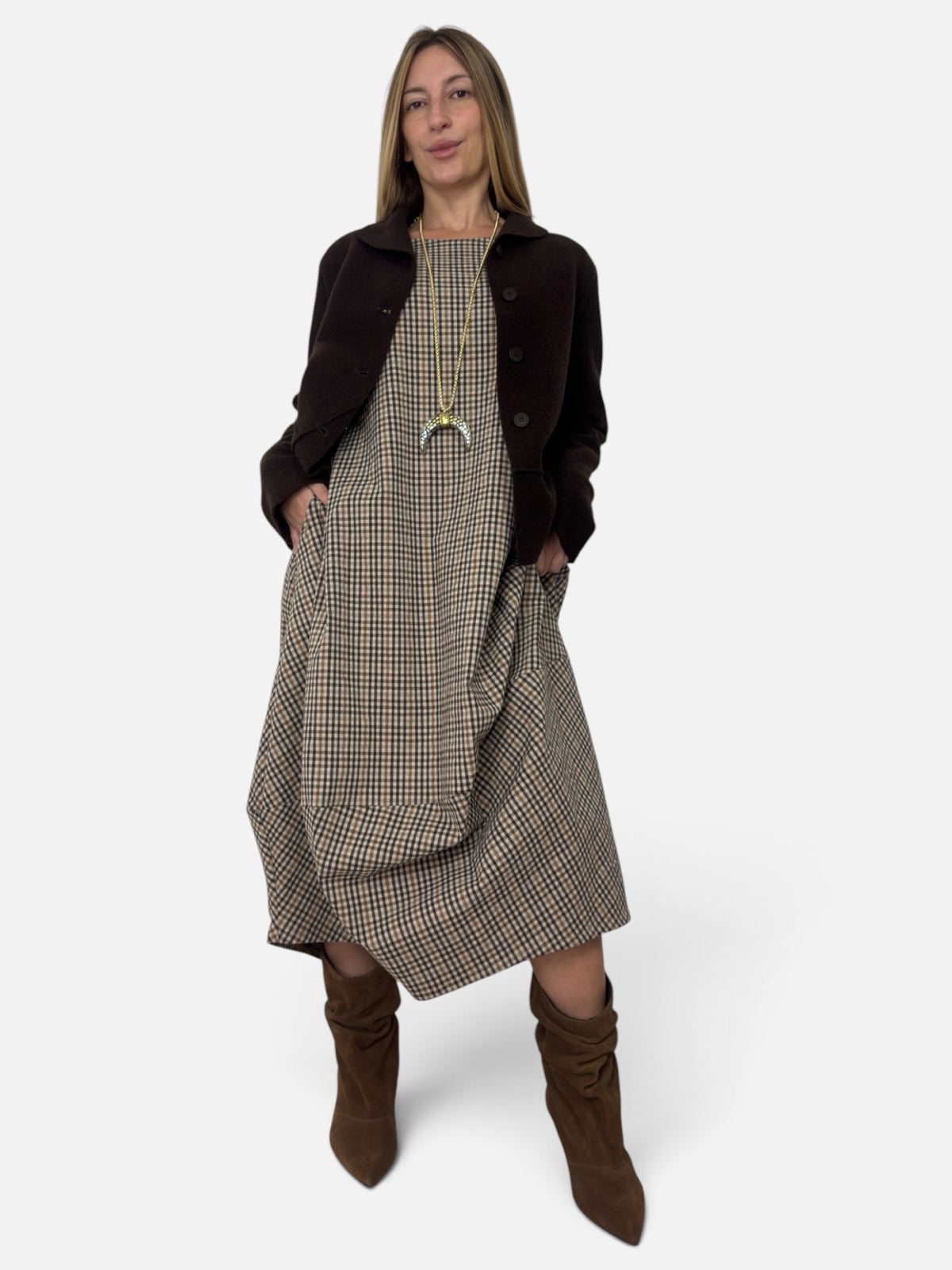 Abito Quadri Wendy Trendy