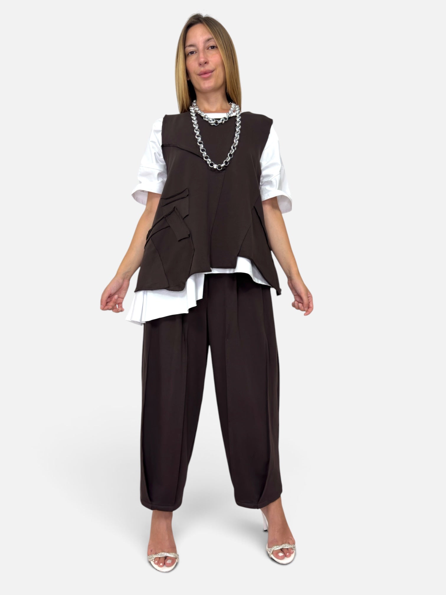 Gilet Paris Brown