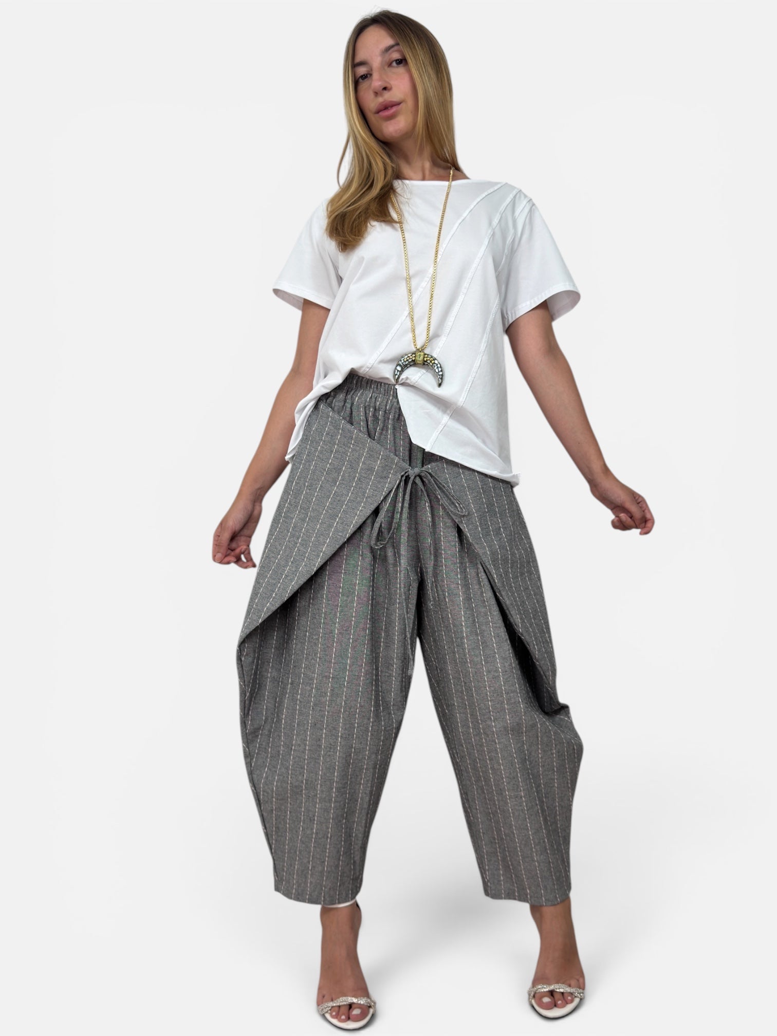 Pantalone Pareo Grey Aléa Uni