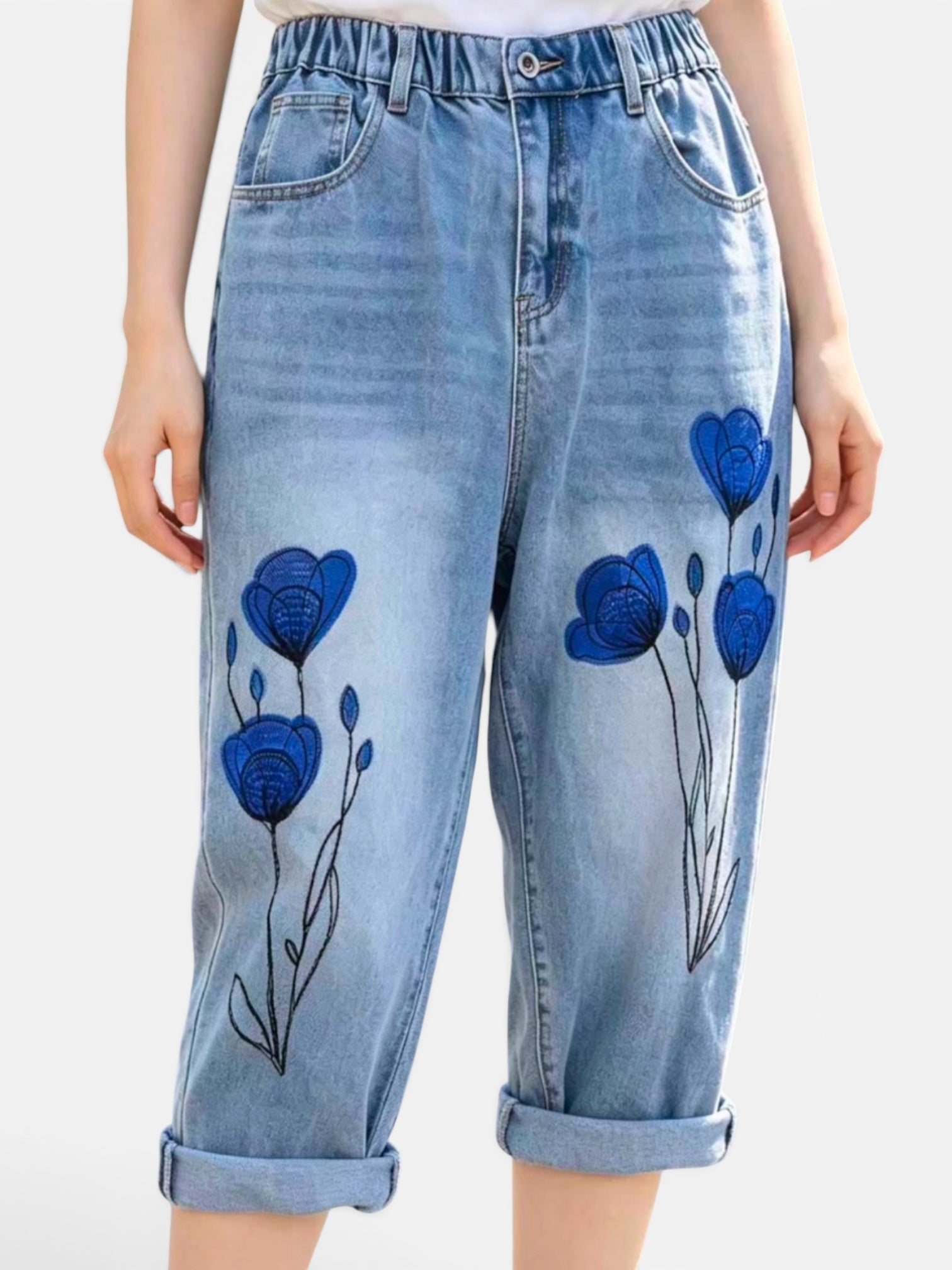 Jeans Papavero Blu Wendy Trendy