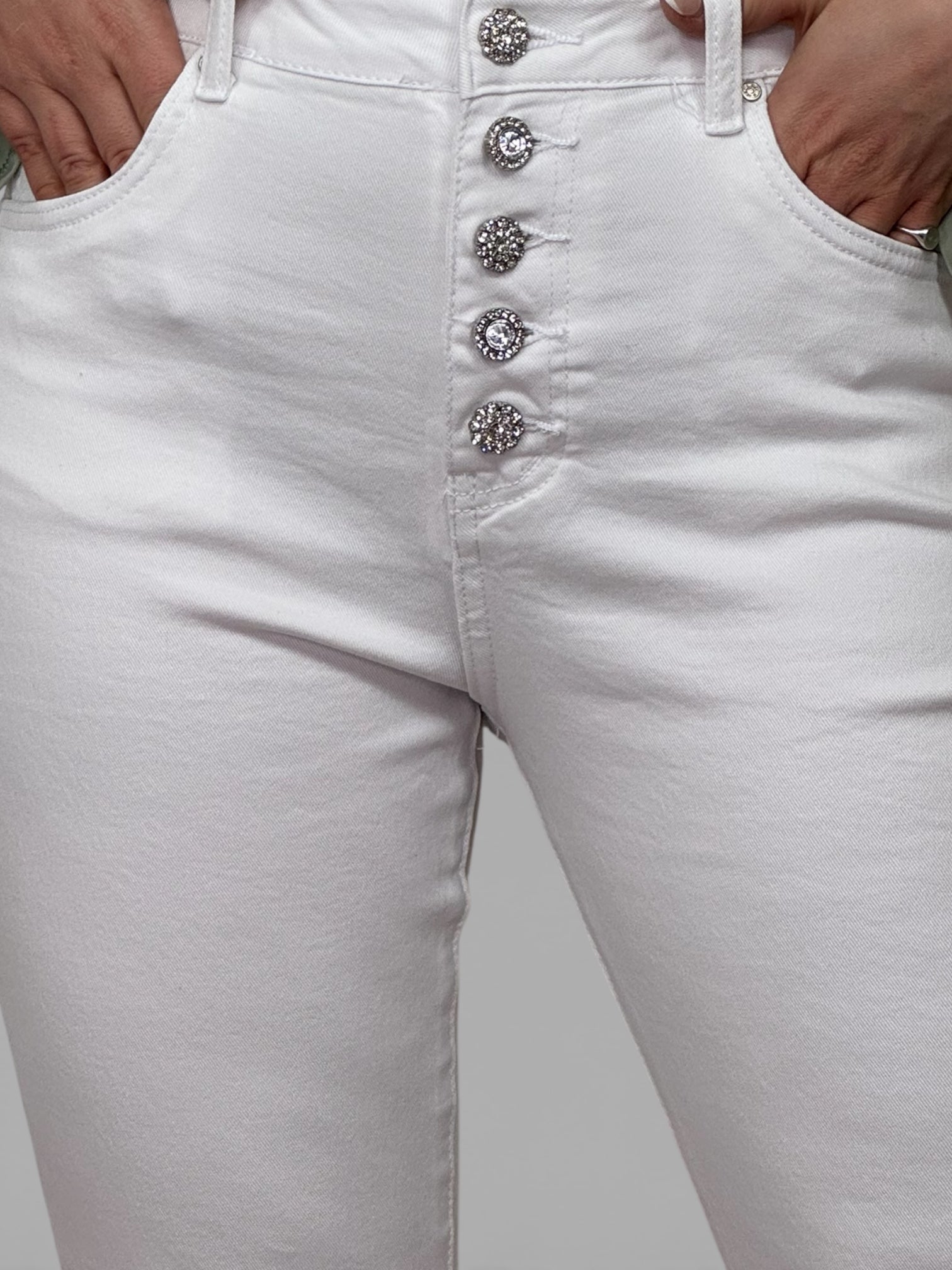 Jeans Strass San Valentino