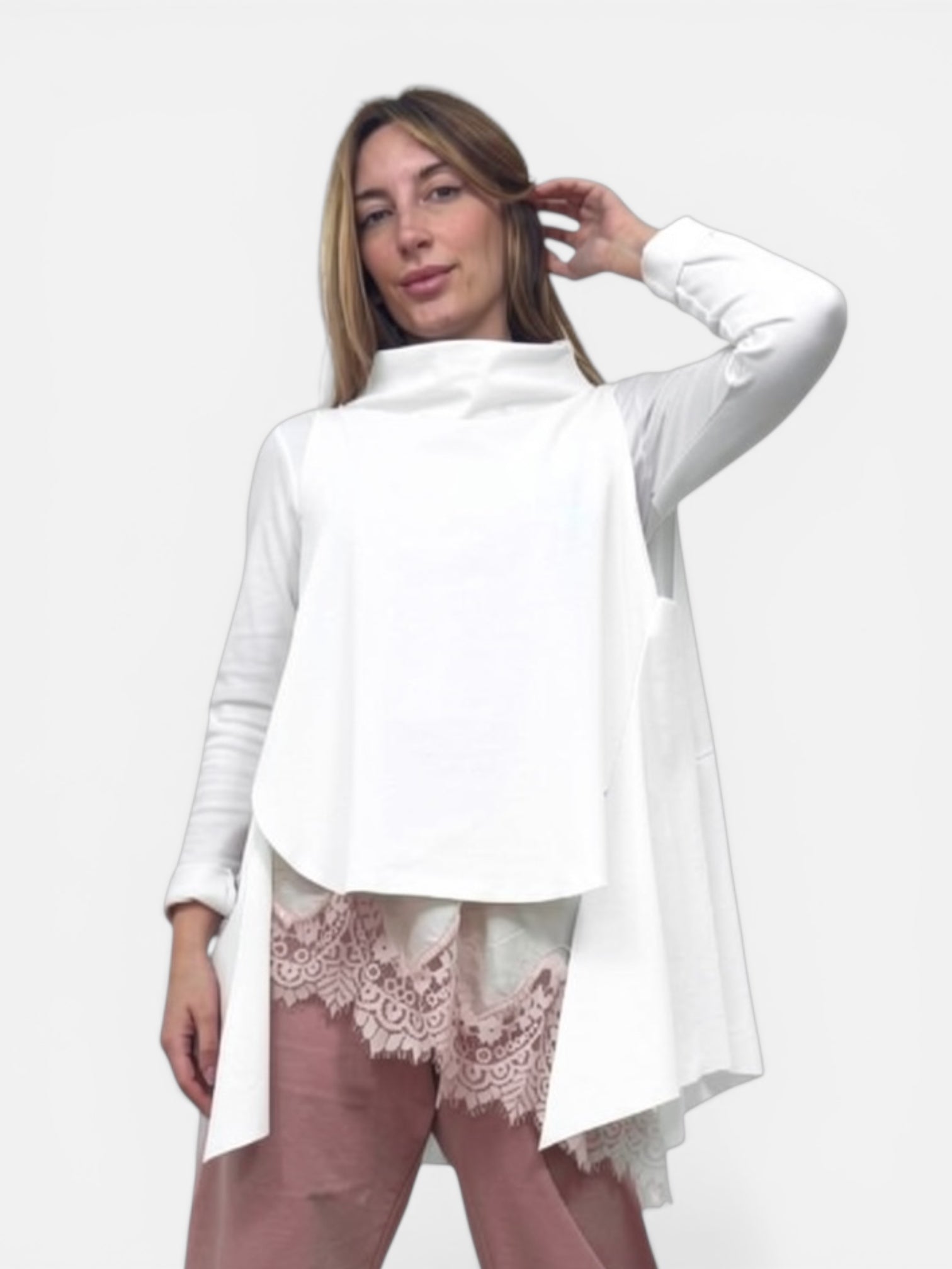 Gilet Luna Bianco Wendy Trendy