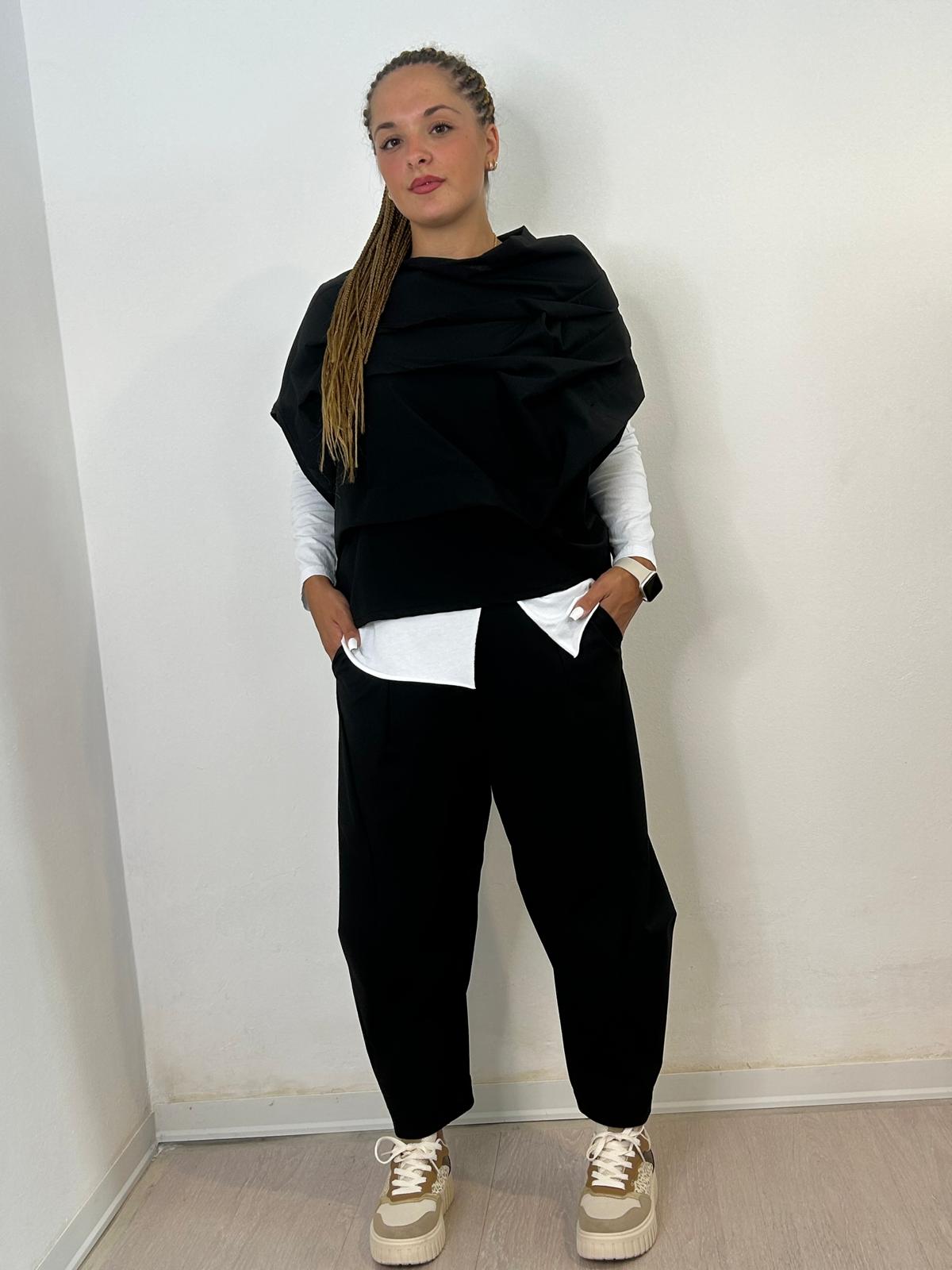 Pantalone Doria Black Wendy Trendy