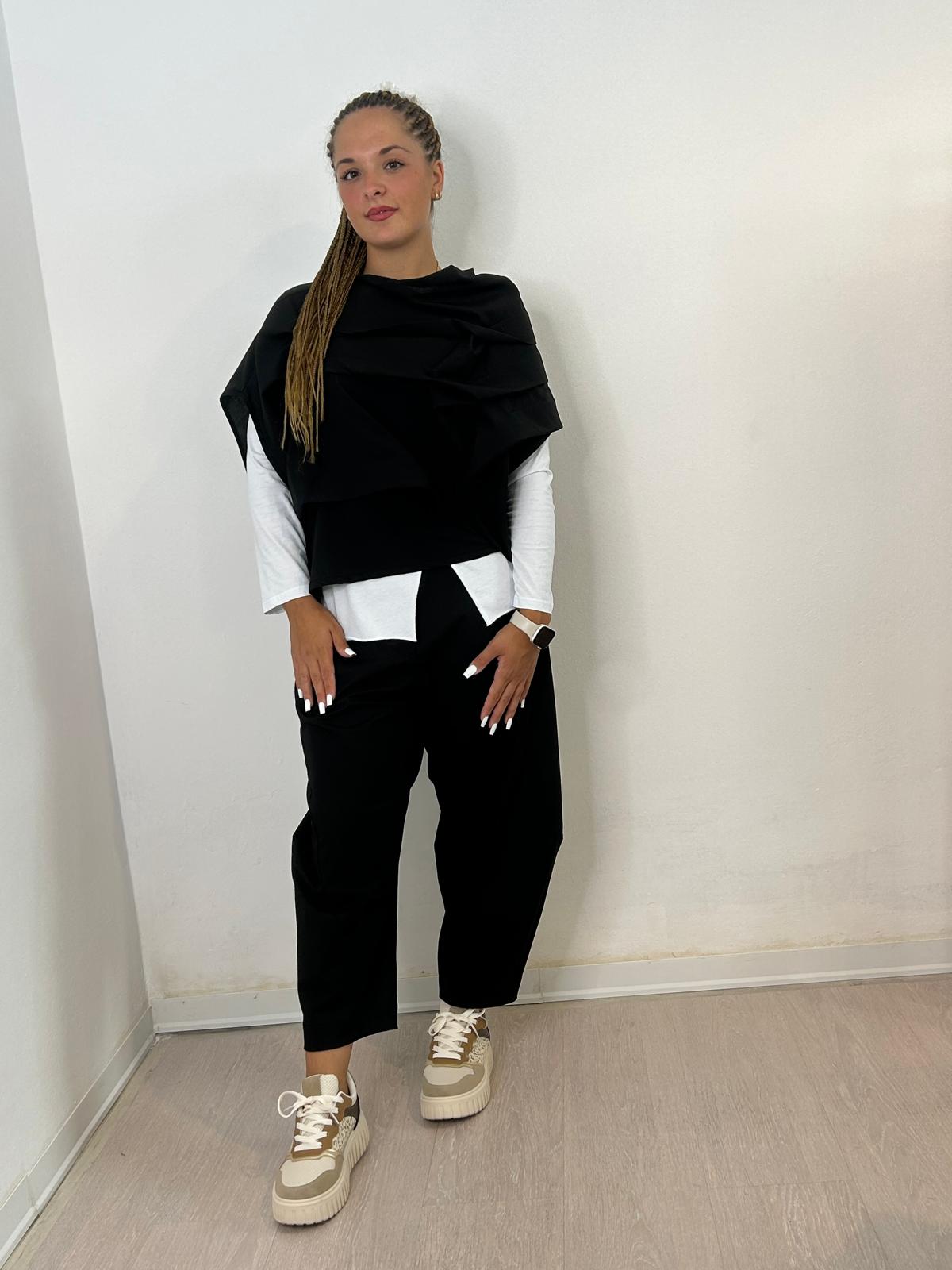 Pantalone Doria Black Wendy Trendy