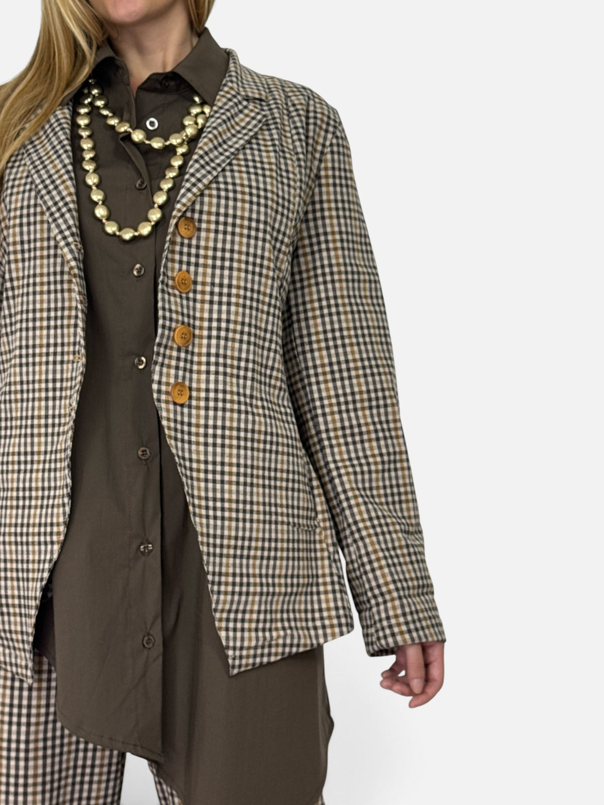 Blazer Quadri Wendy Trendy