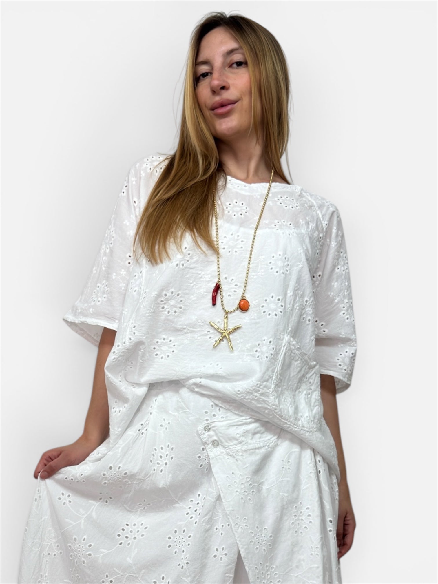 Maglia Romantic Bianco 158C