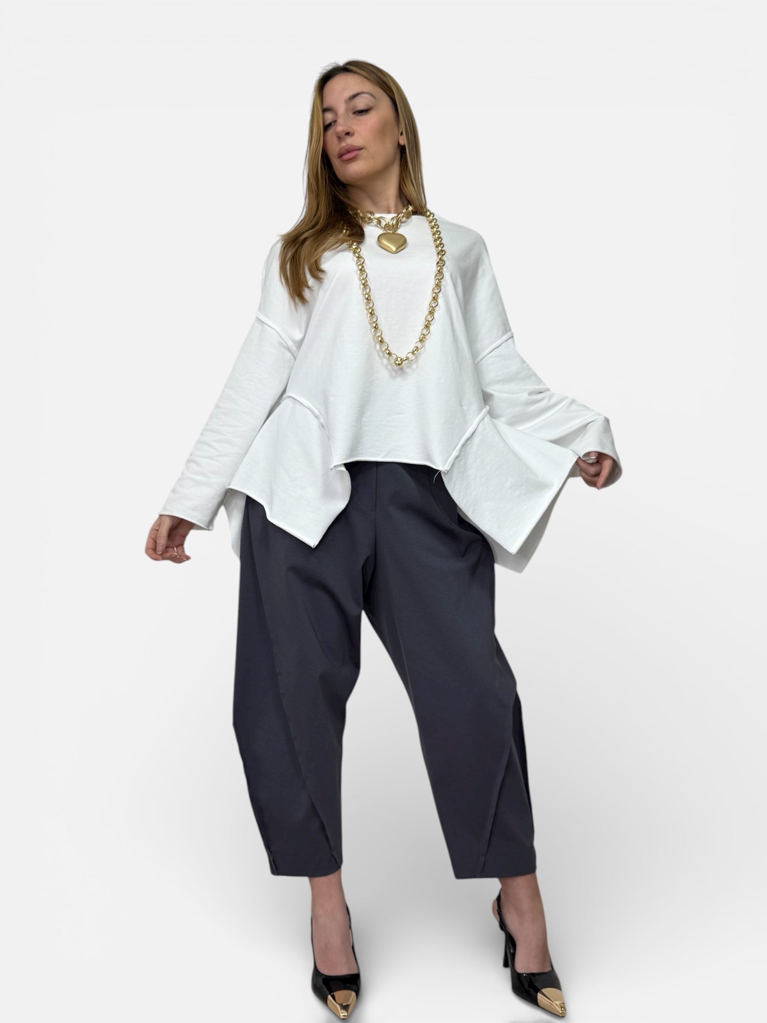 Felpa Dasy Bianca Wendy Trendy