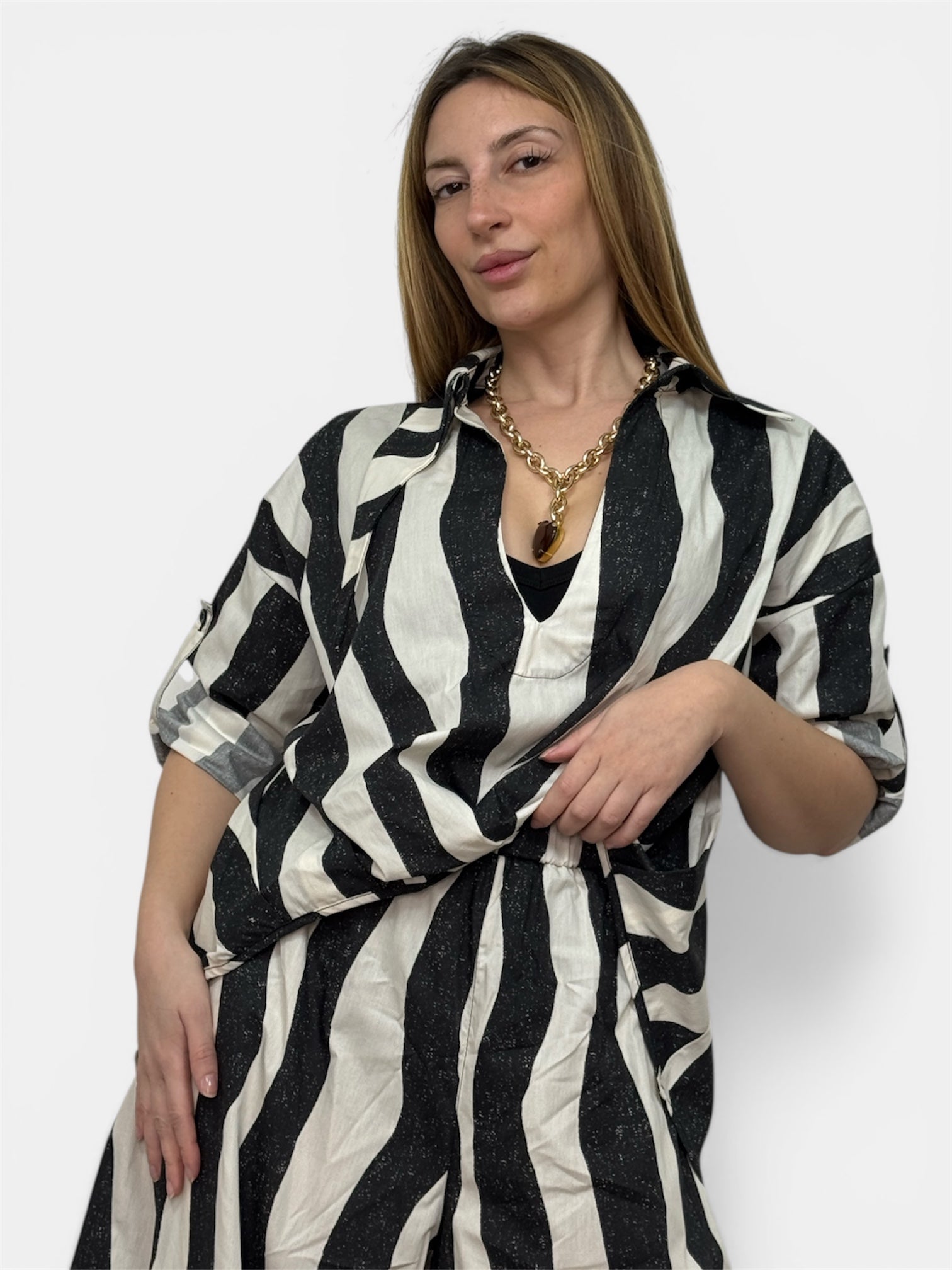 Camicia Righe Wendy Trendy