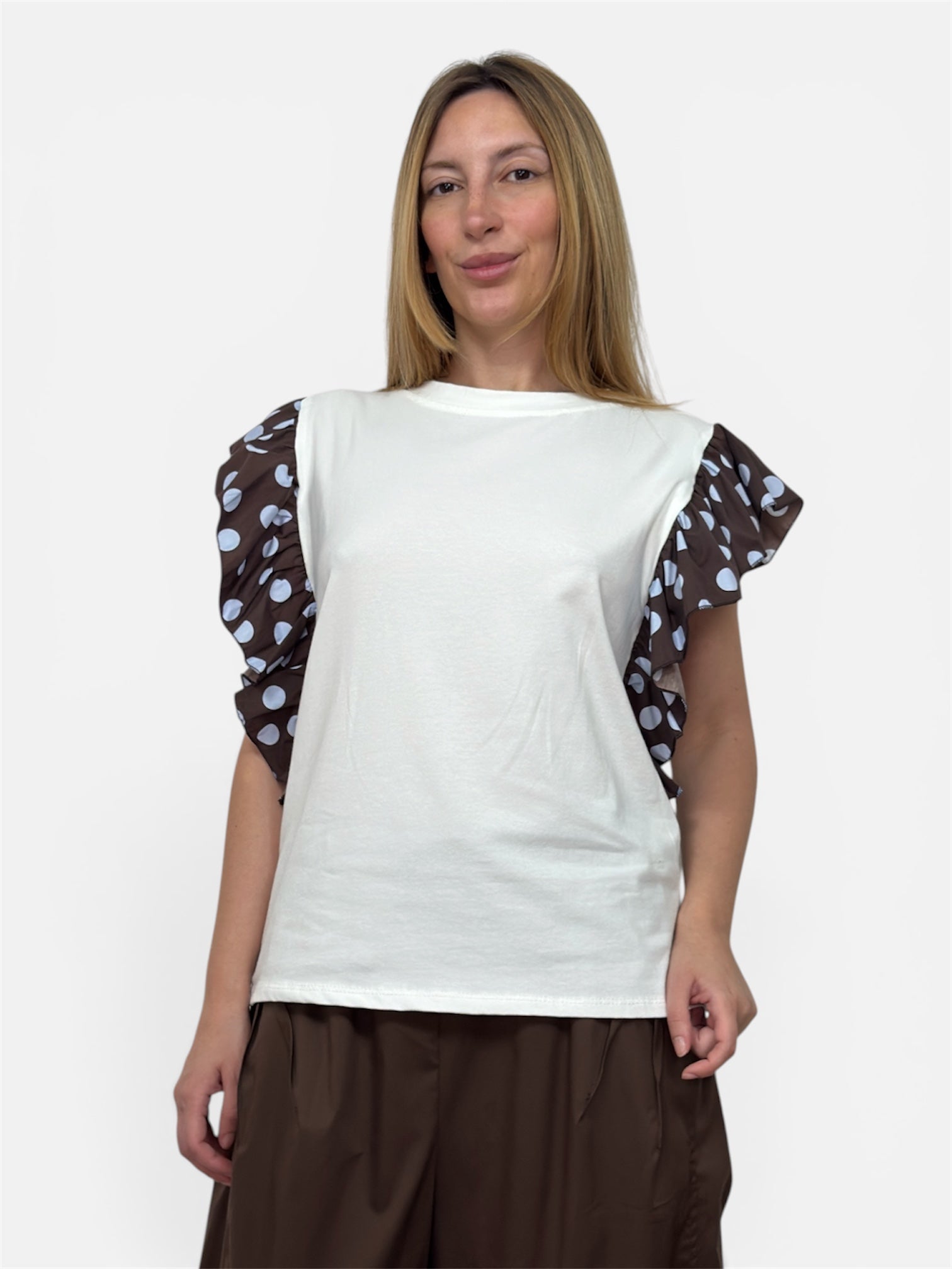 T-Shirt Voilet Pois