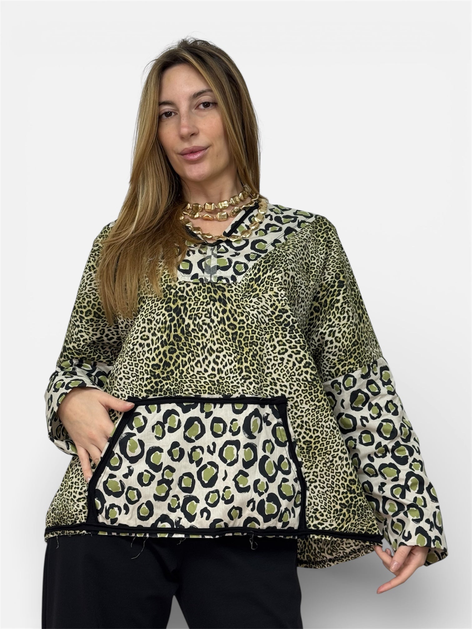 Blusa animalier Wendy Trendy