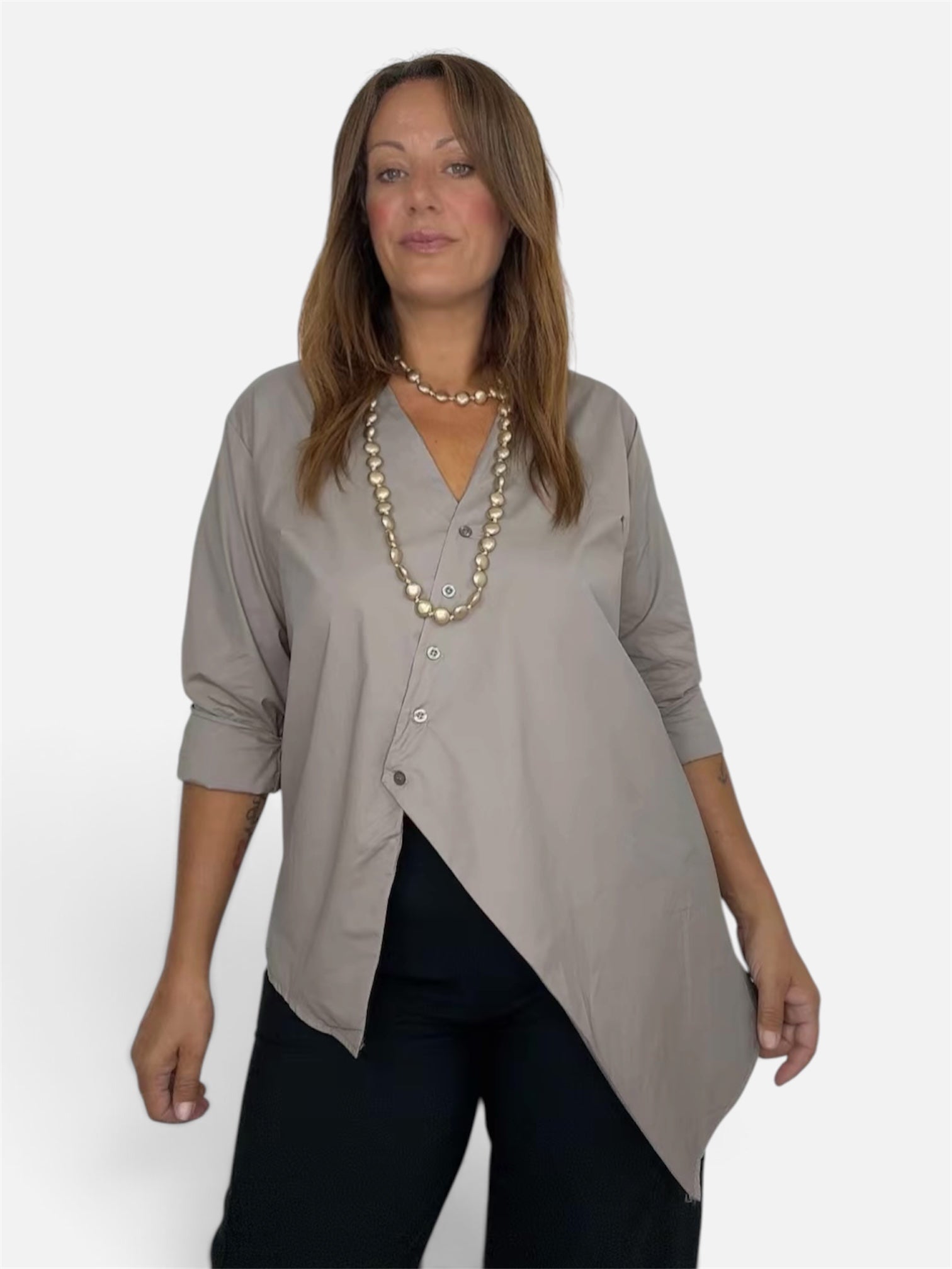 Camicia Tokyo Tortora