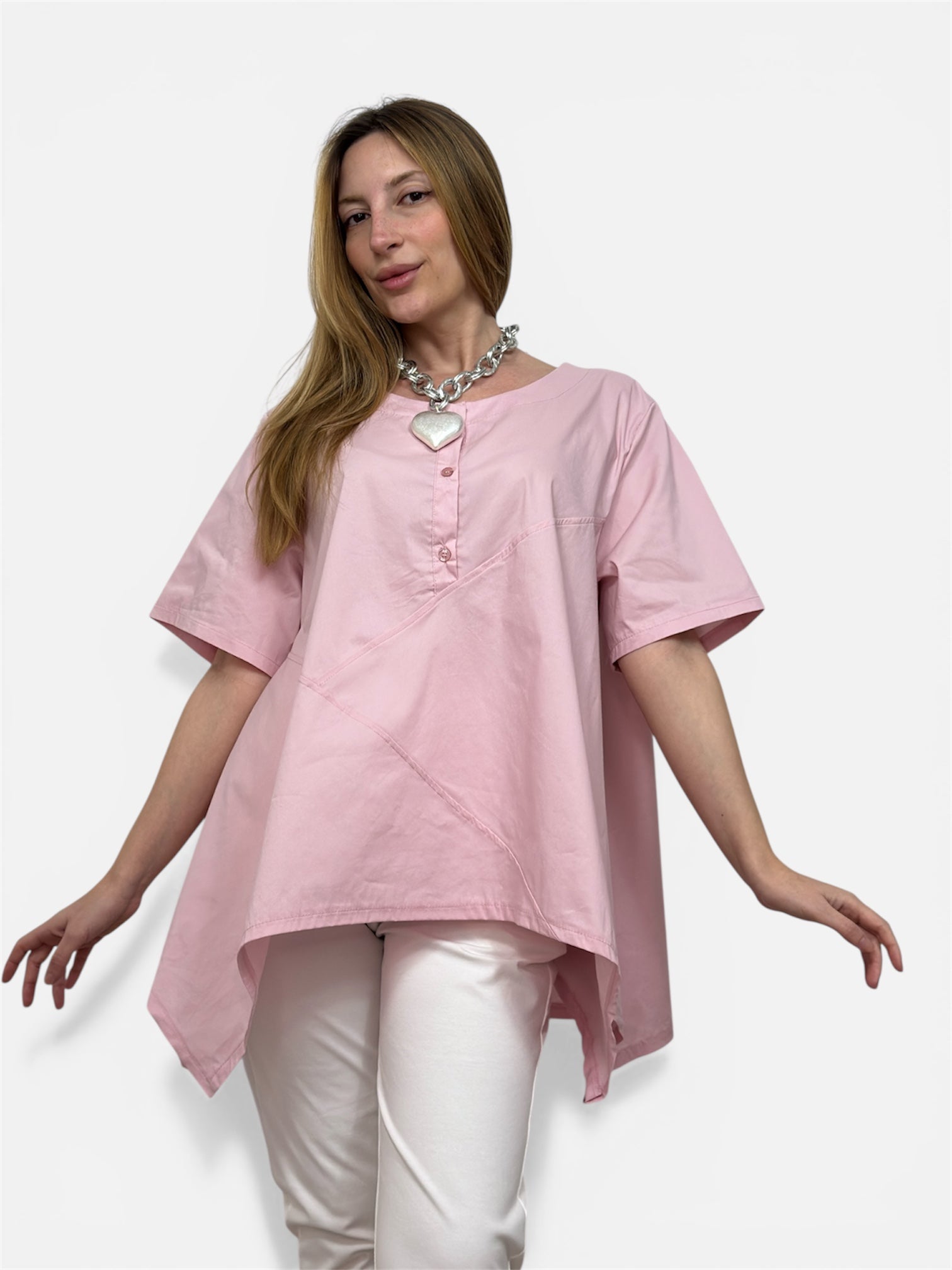 Blusa Genny Rosa 158C