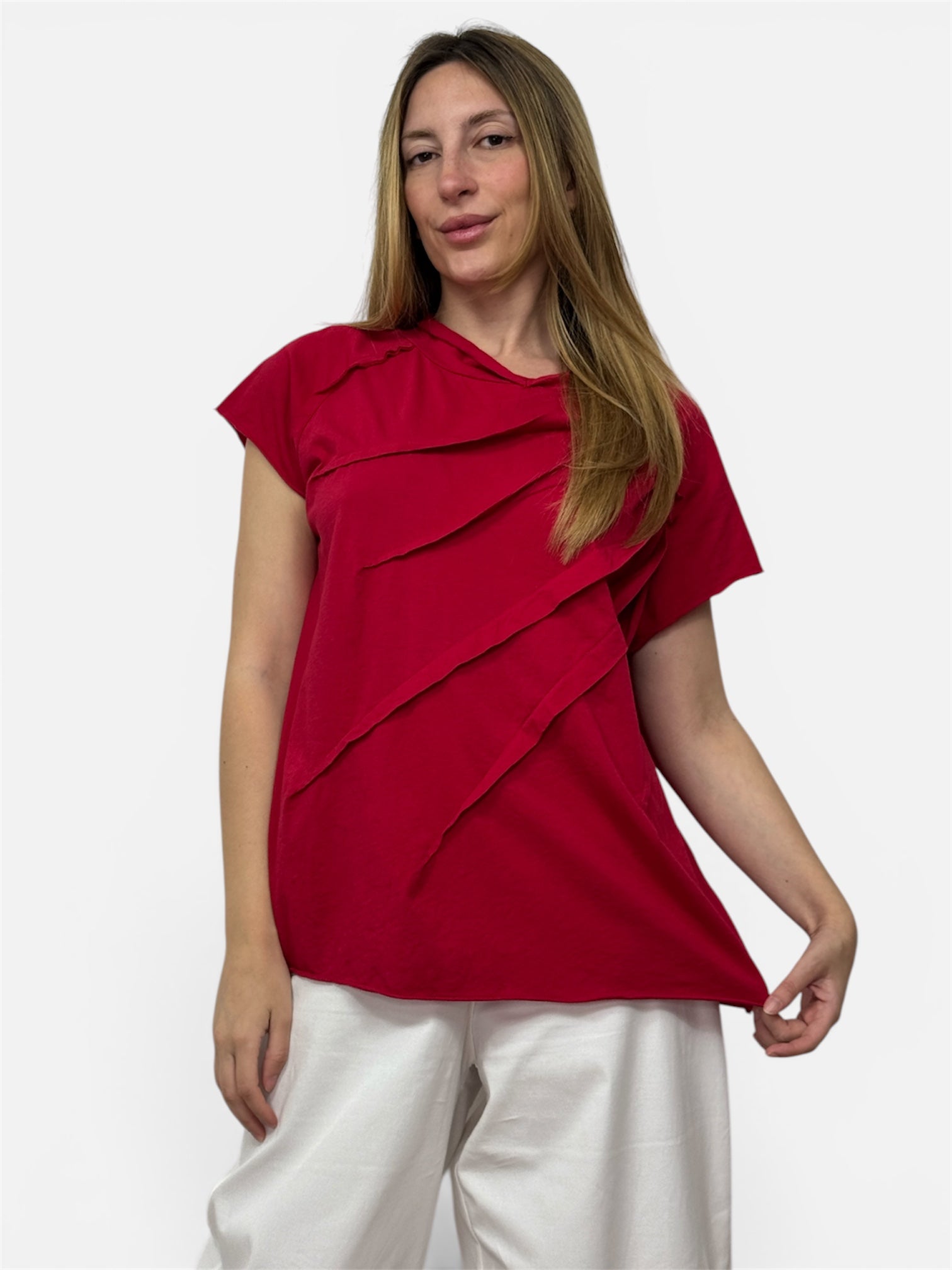 T-Shirt Amabel Red Wendy Trendy