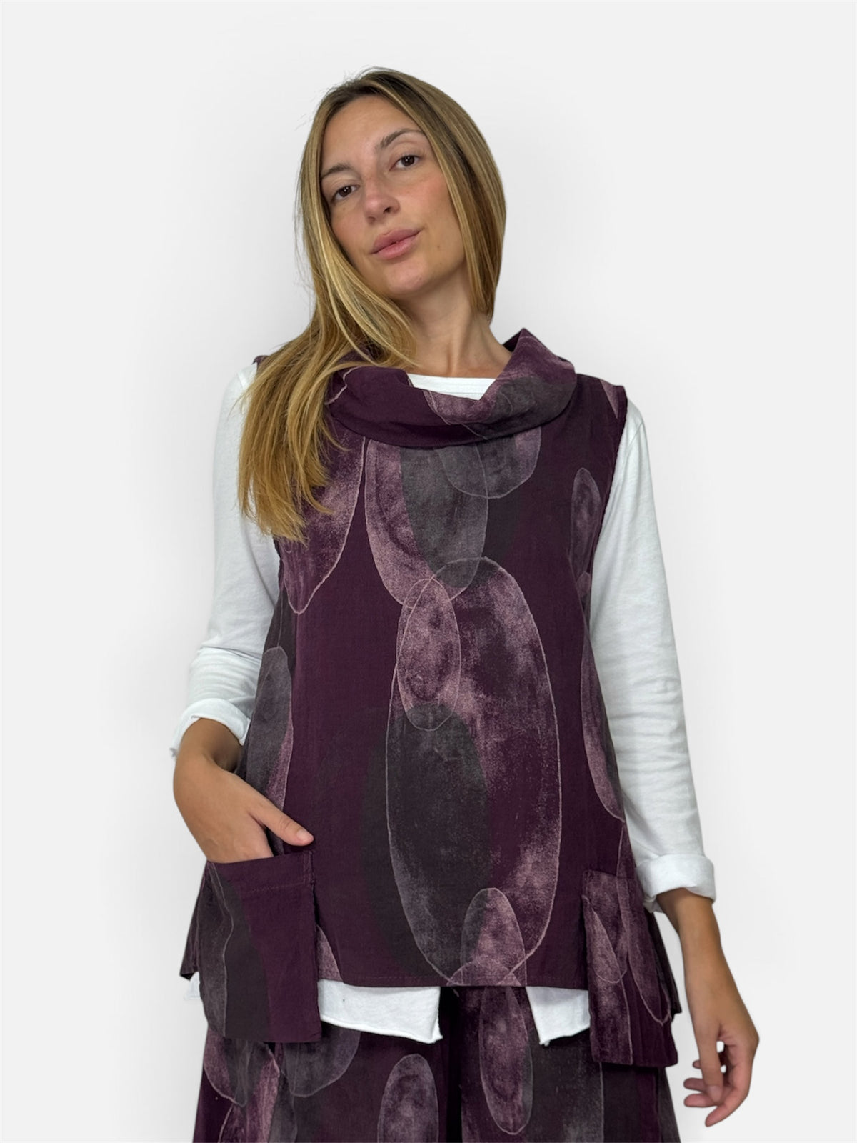 Gilet Milly Prugna