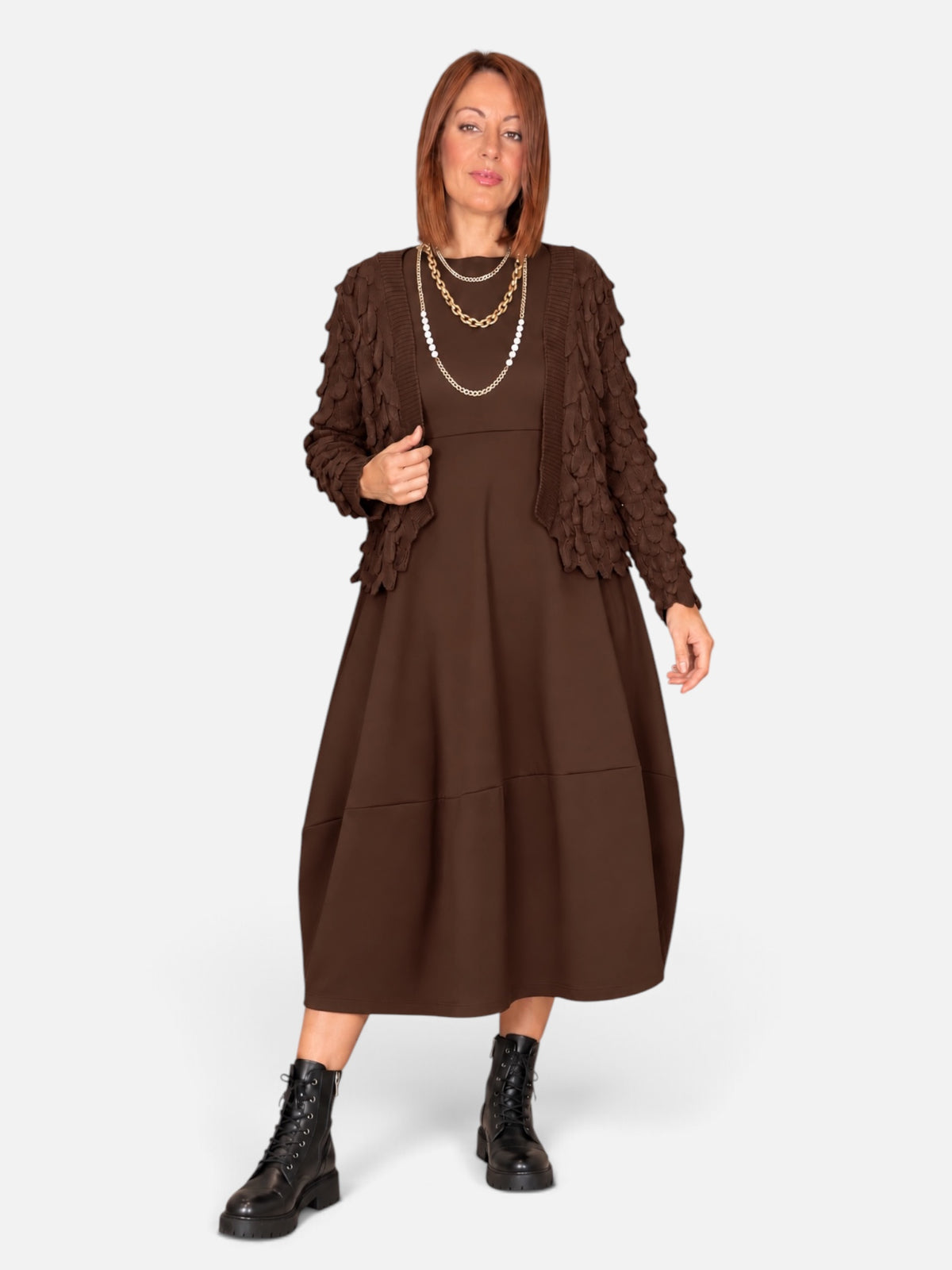 Cardigan Tokyo Brown – 100% viscosa