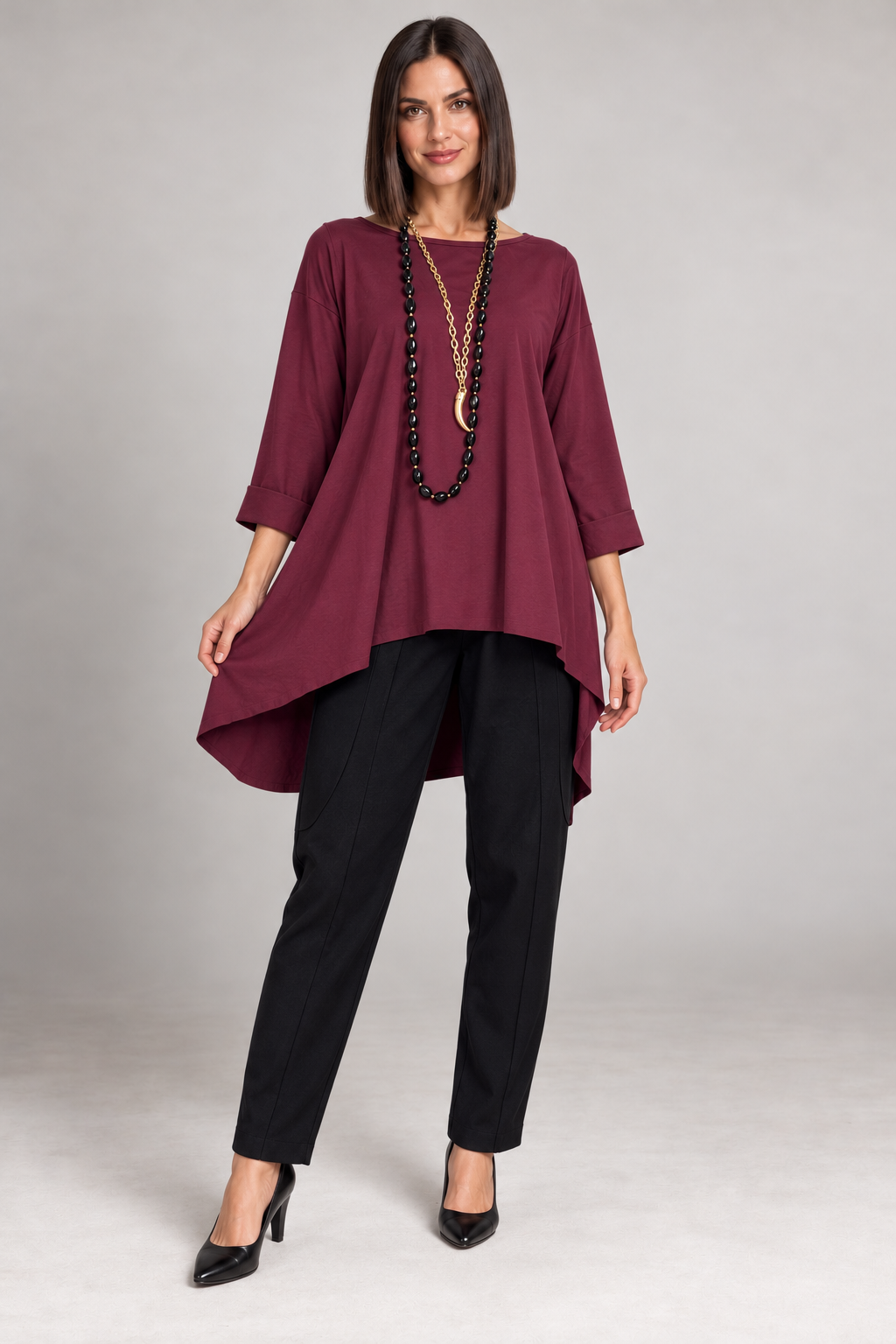 T-Shirt Iside Bordeaux 158C