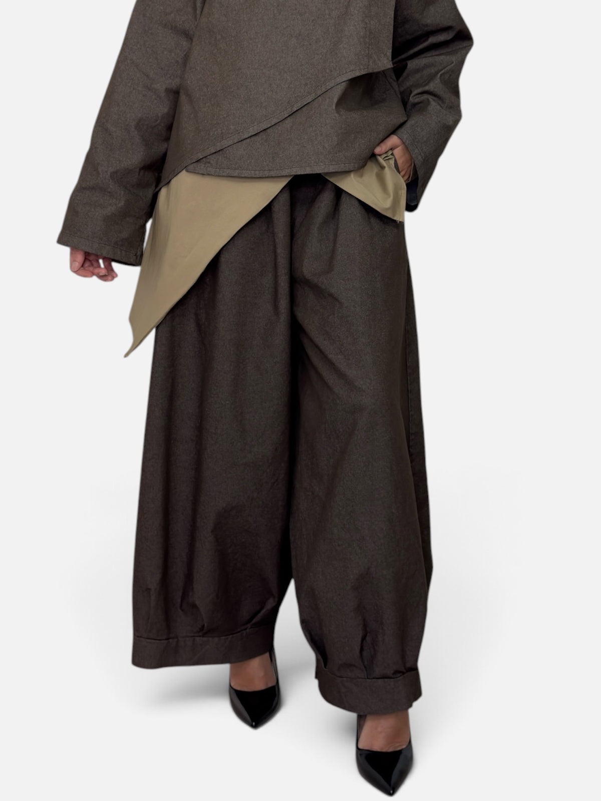 Pantalone Kyr Denim Brown