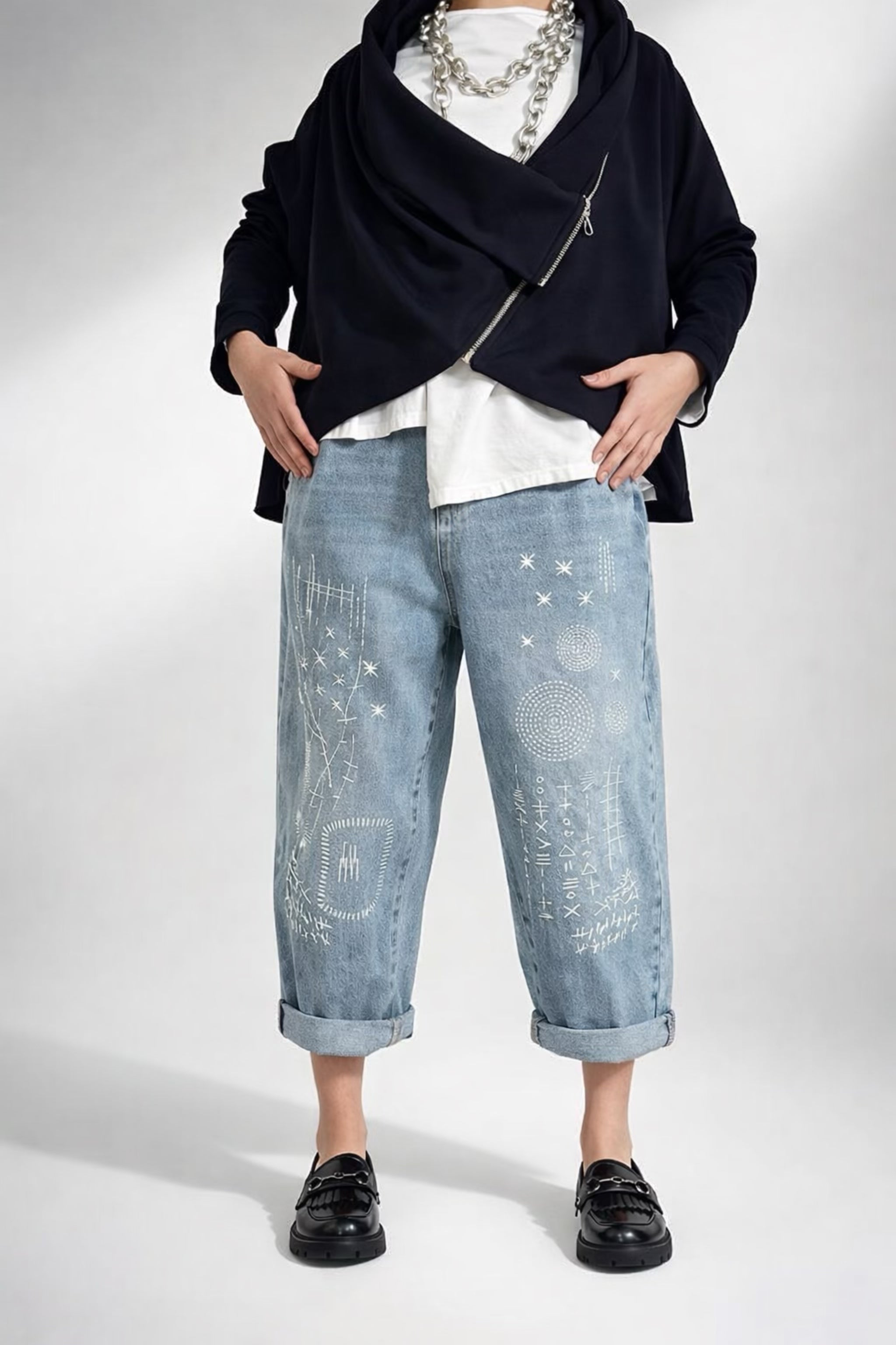 Jeans Ricamo Wendy Trendy