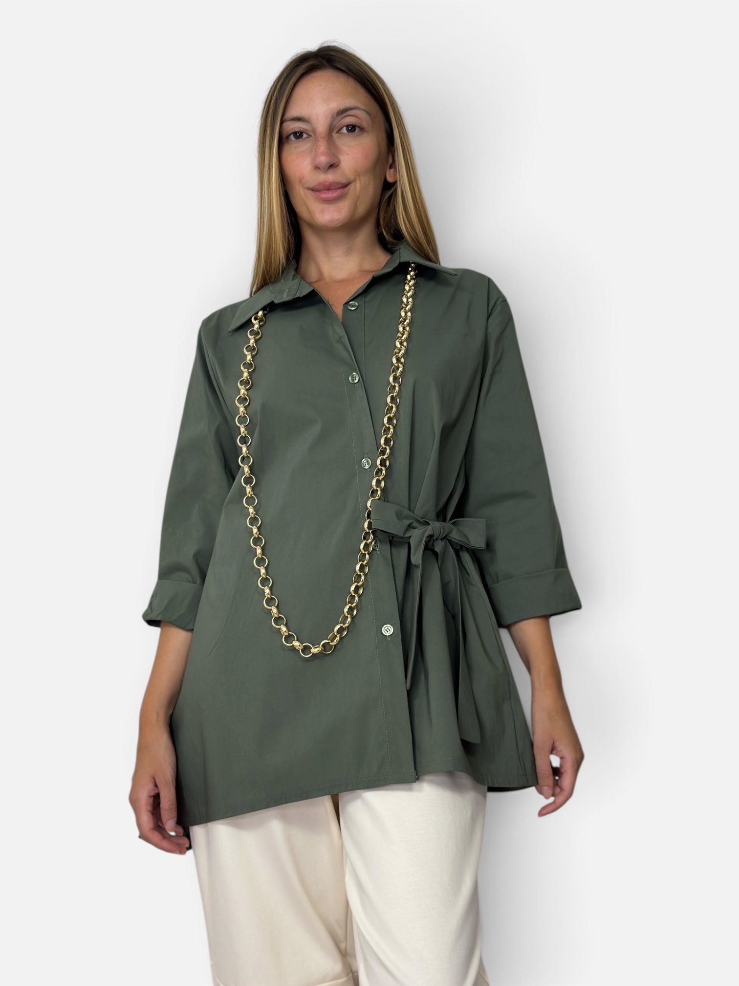 Camicia Fiocco Verde