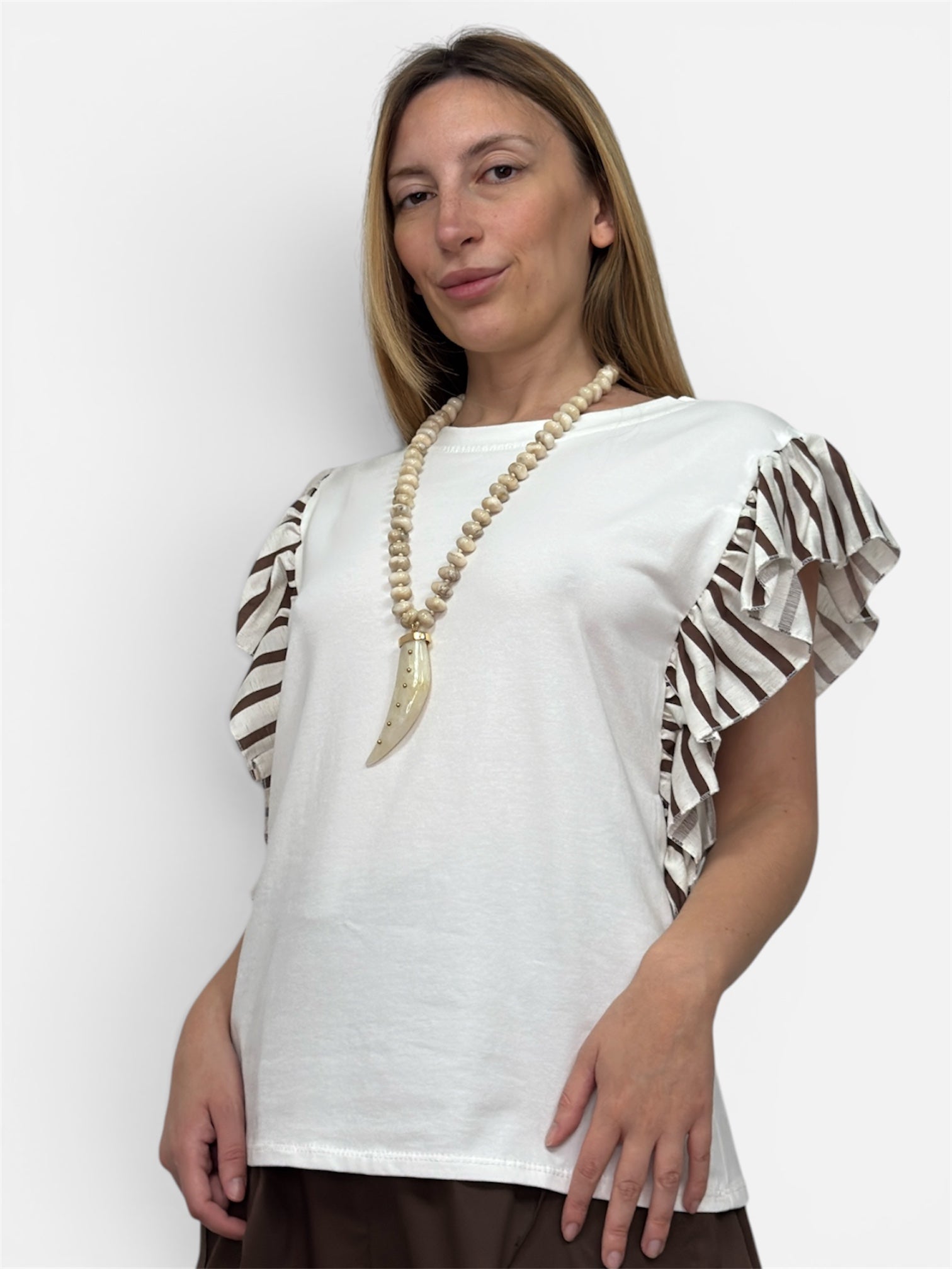 T-Shirt Voilet Brown