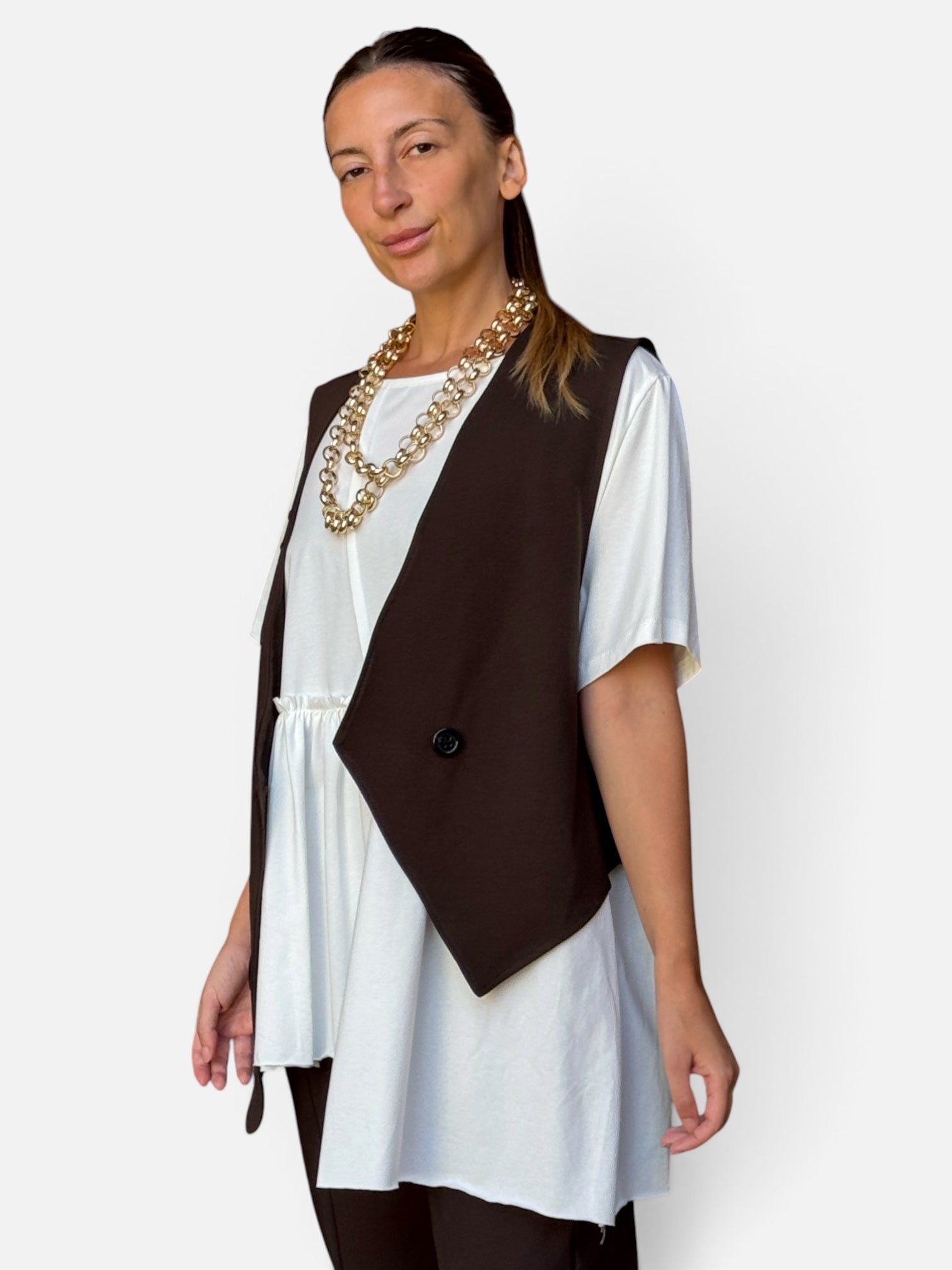 Gilet Lyam Brown 158C