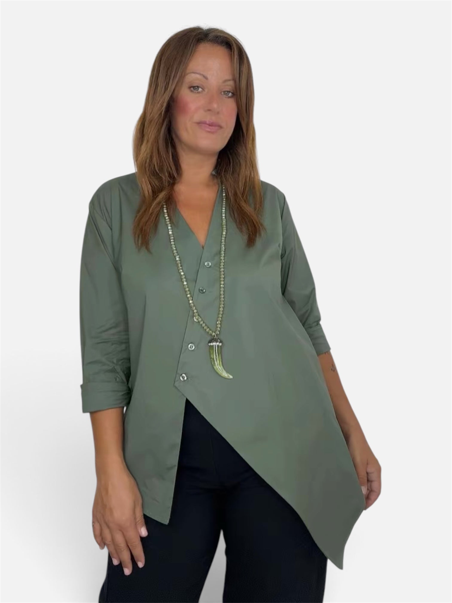 Camicia Tokyo Verde Militare