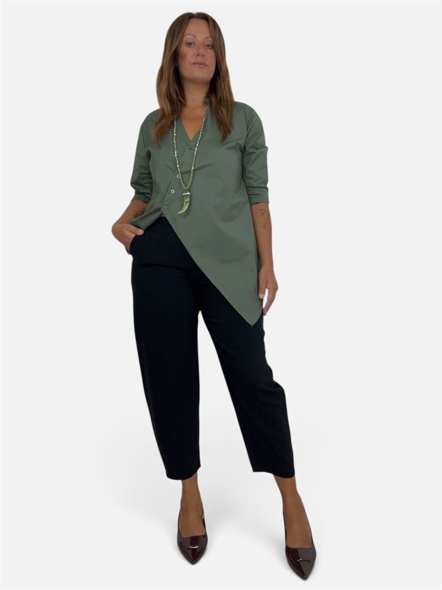 Camicia Tokyo Verde Militare