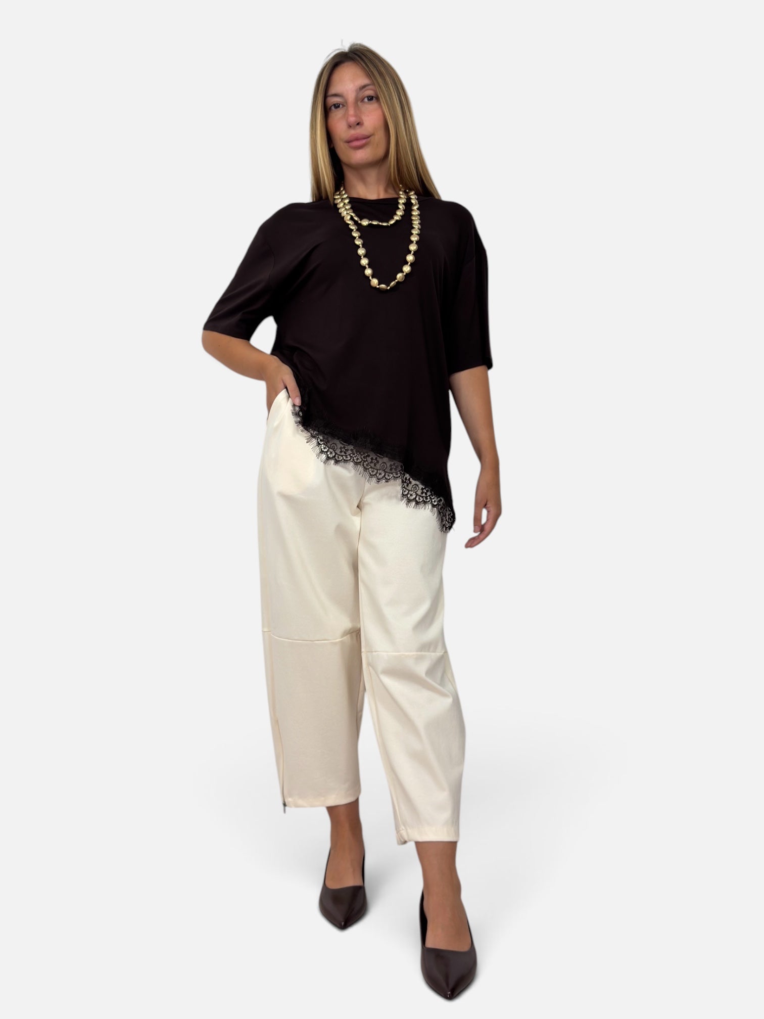 Pantalone Zip Wendy Trendy
