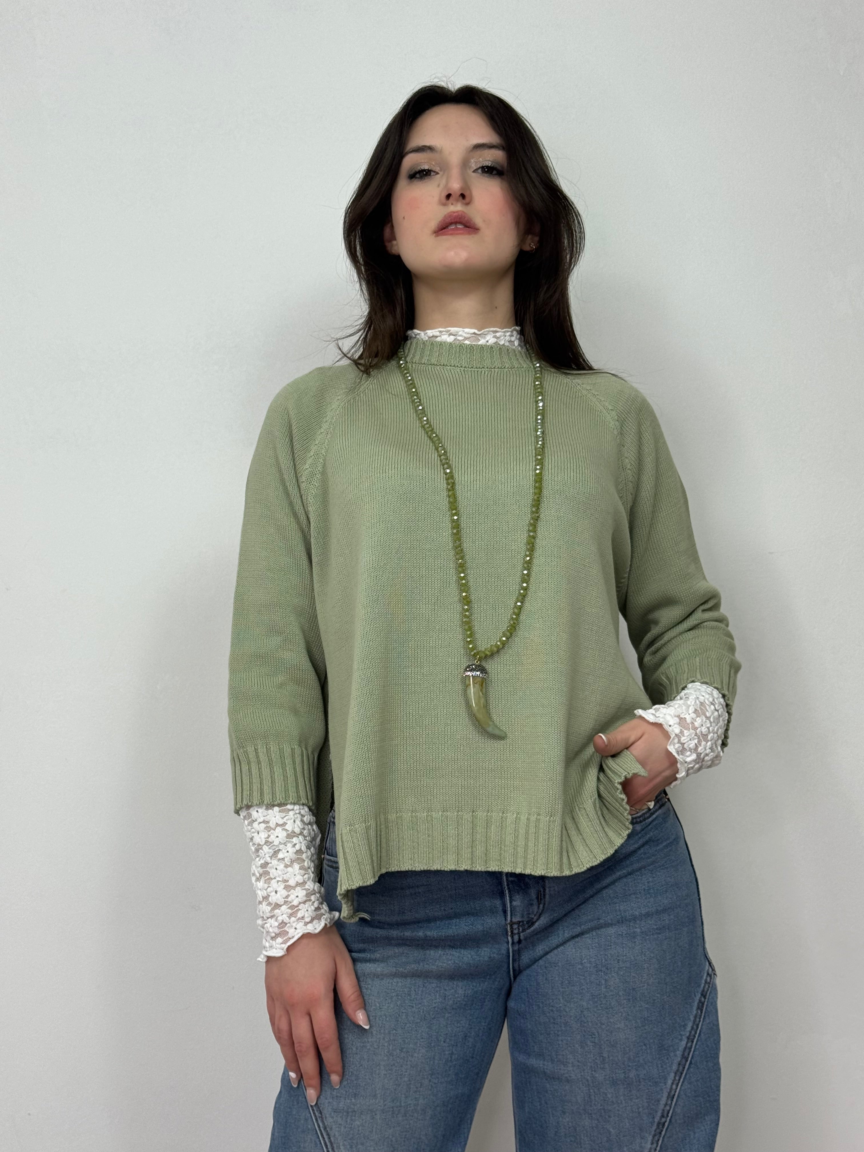 Collana Corno Green