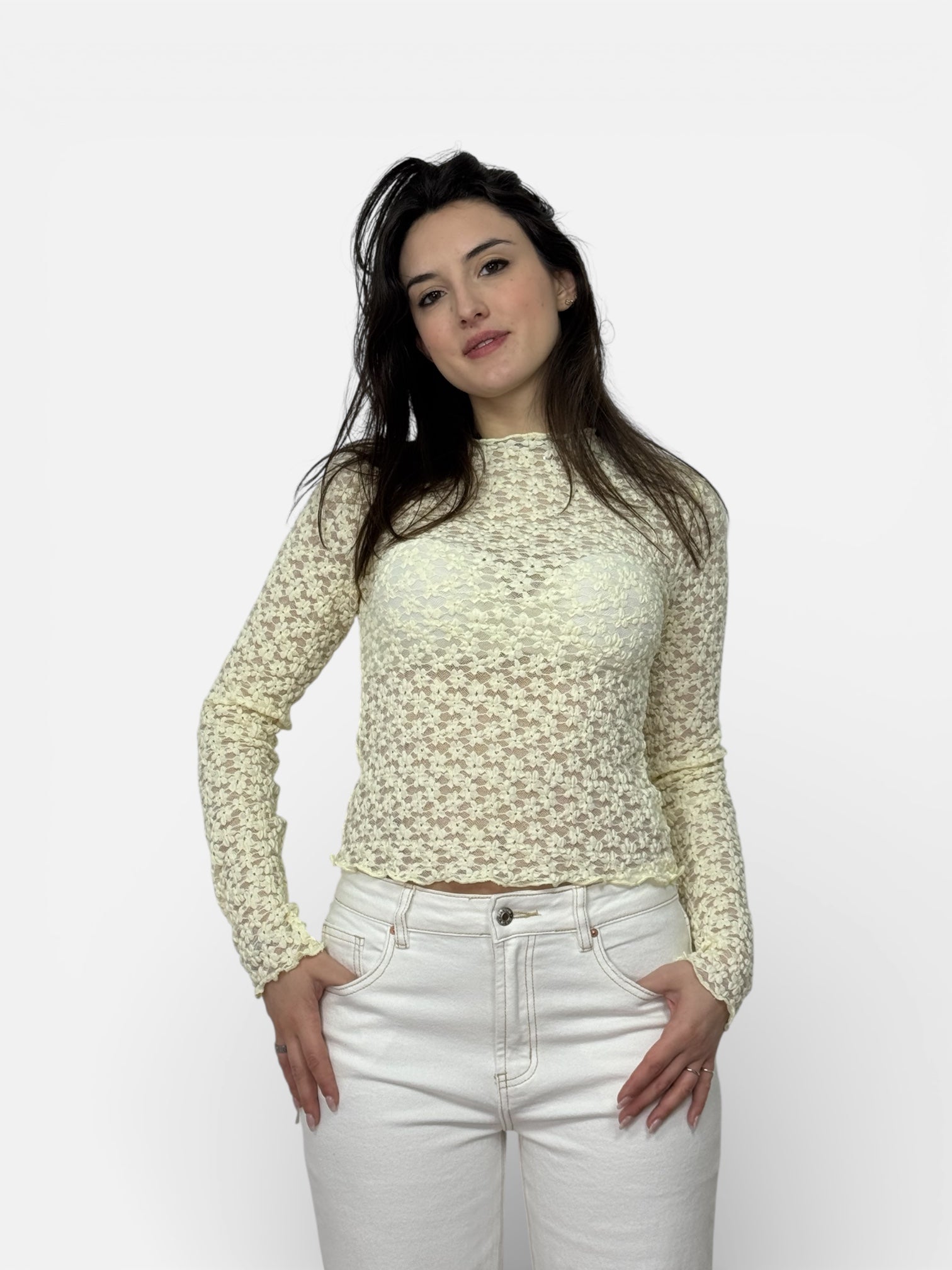 Maglia Ricamo in Vari Colori