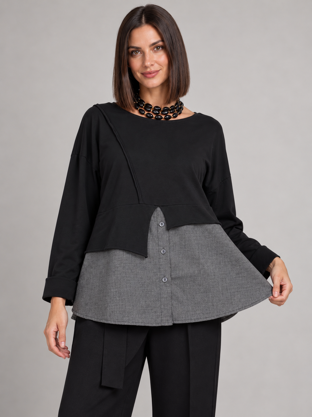 Maglia Marta Black Wendy Trendy