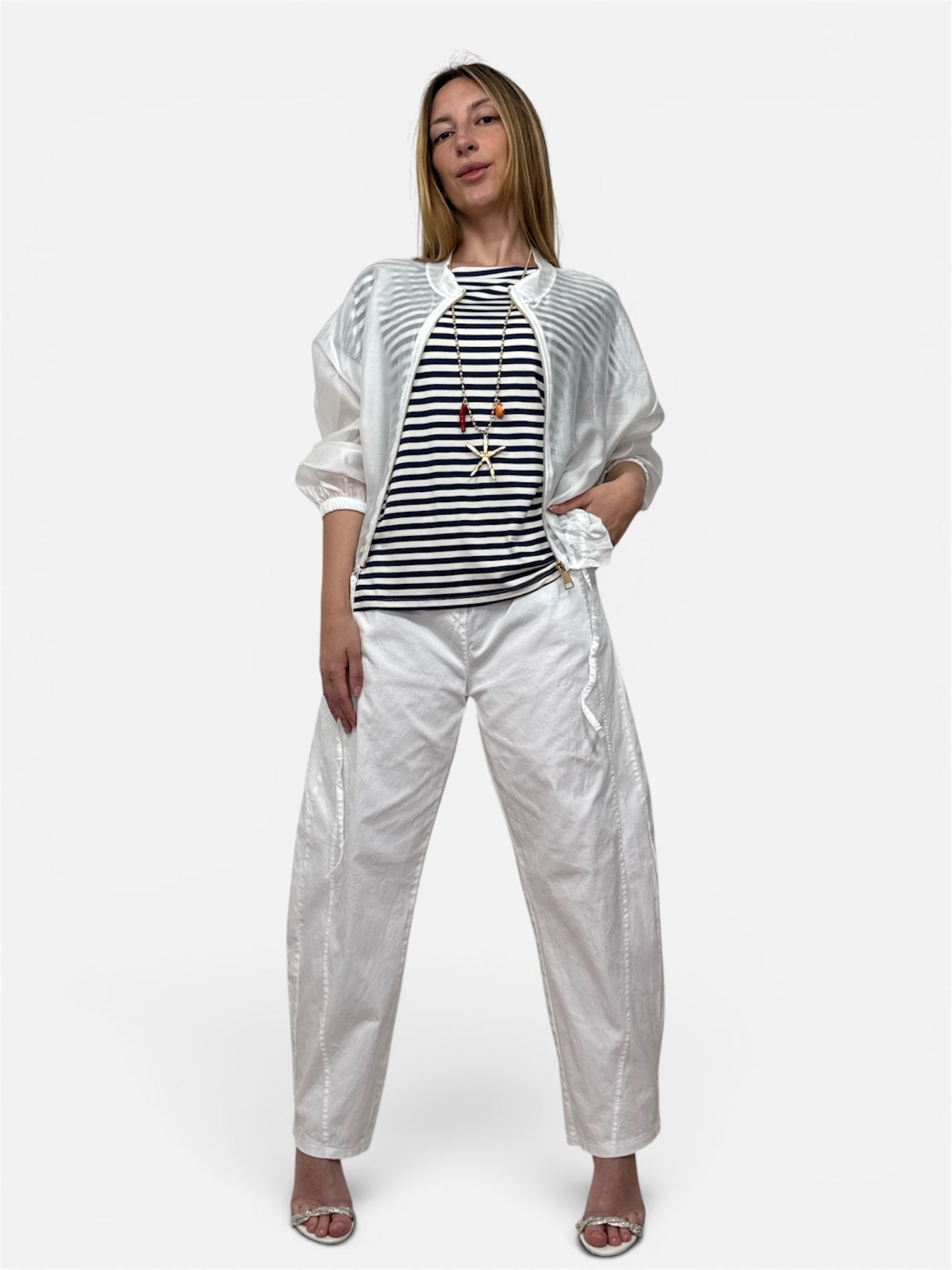 Pantalone Berry Bianco