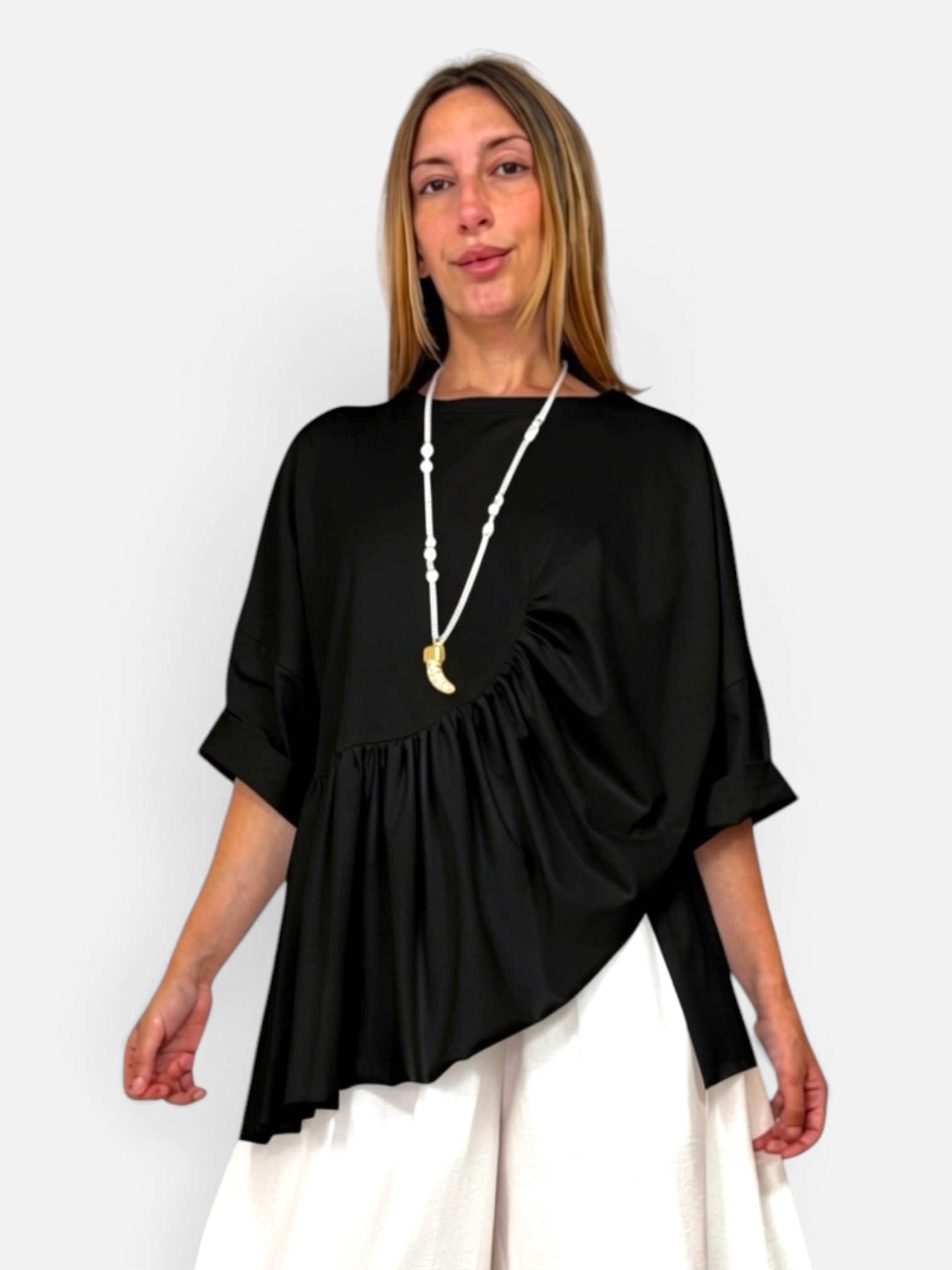 T-Shirt Cielo Black Alèa Uni
