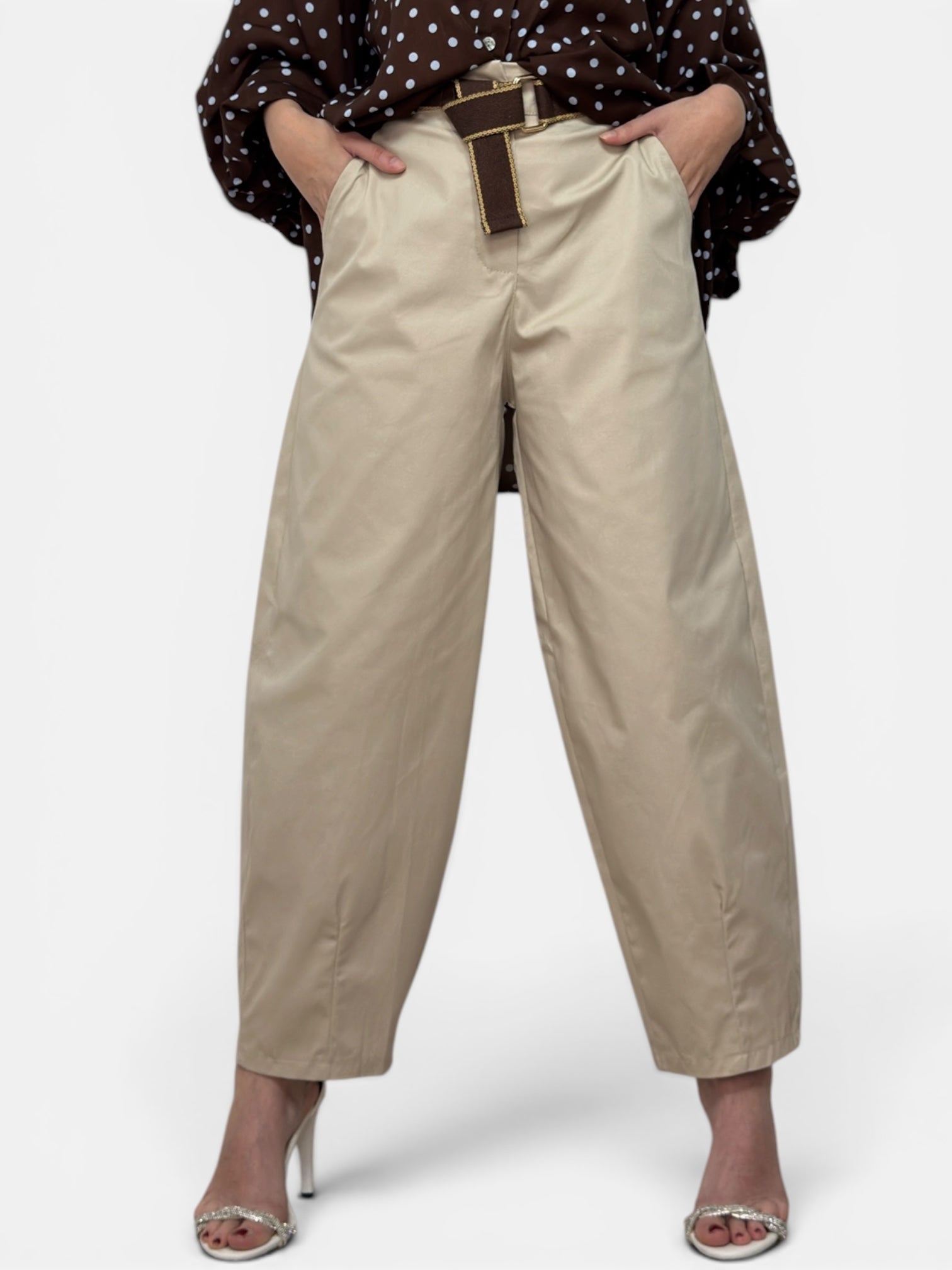 Pantalone Ovetto Beige