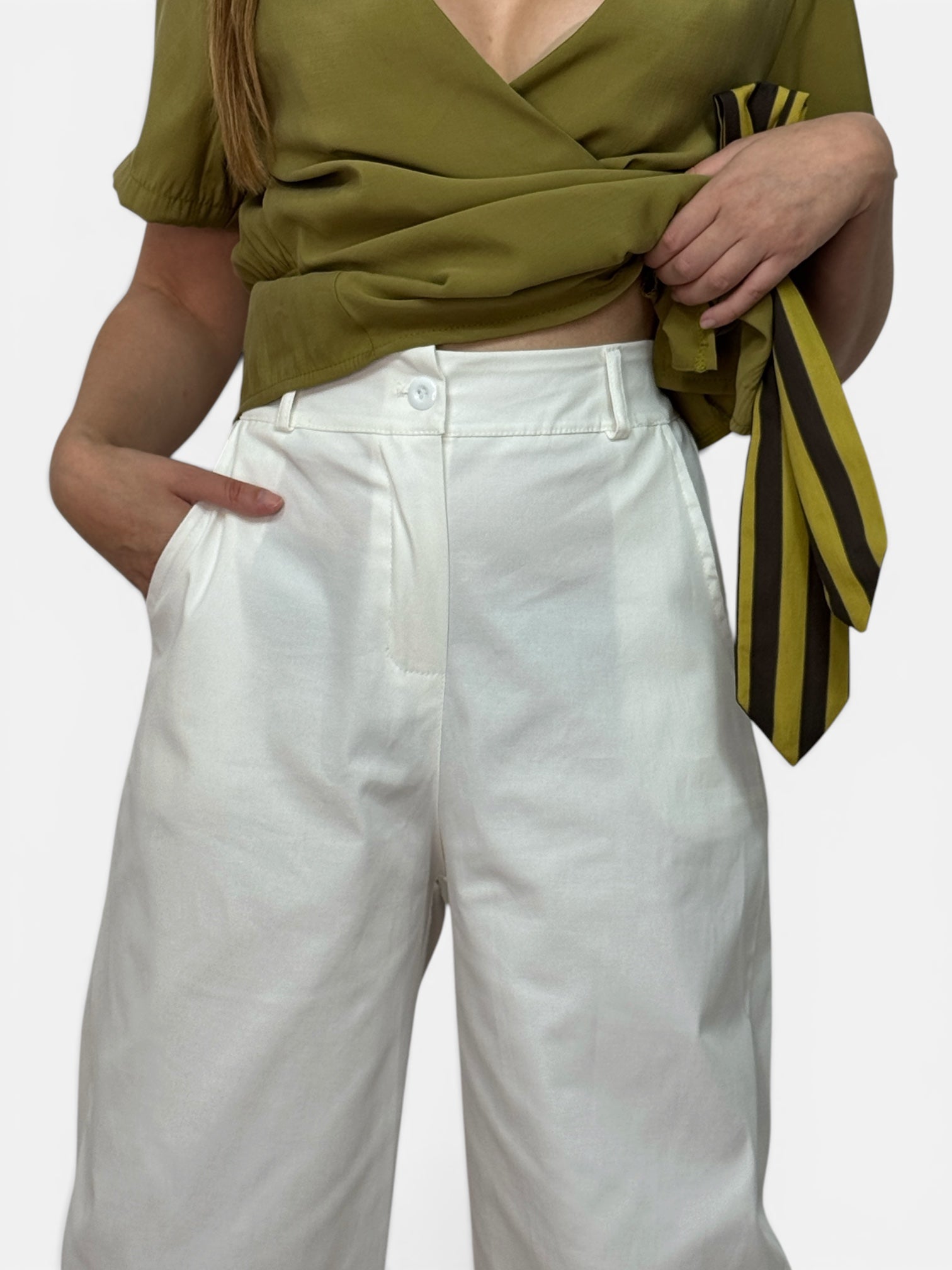 Pantalone Ovetto Bianco