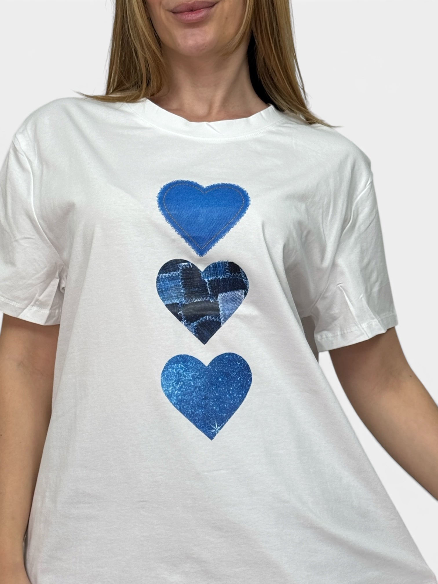 T-Shirt Cuore Blue