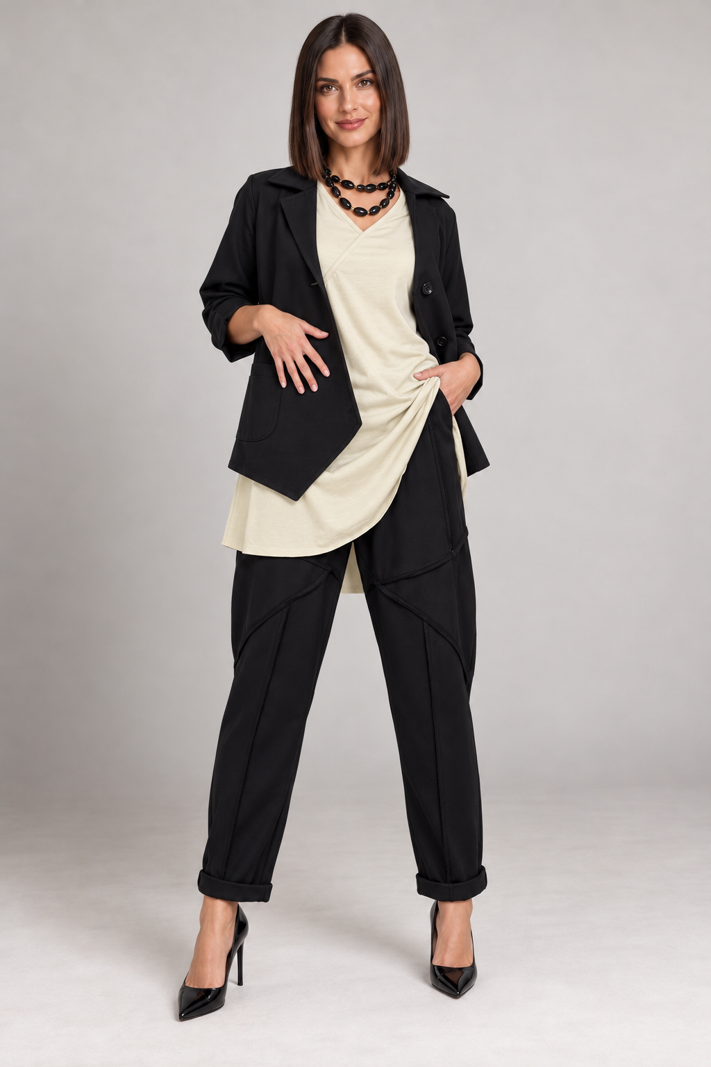 Pantalone Eden Black 158C