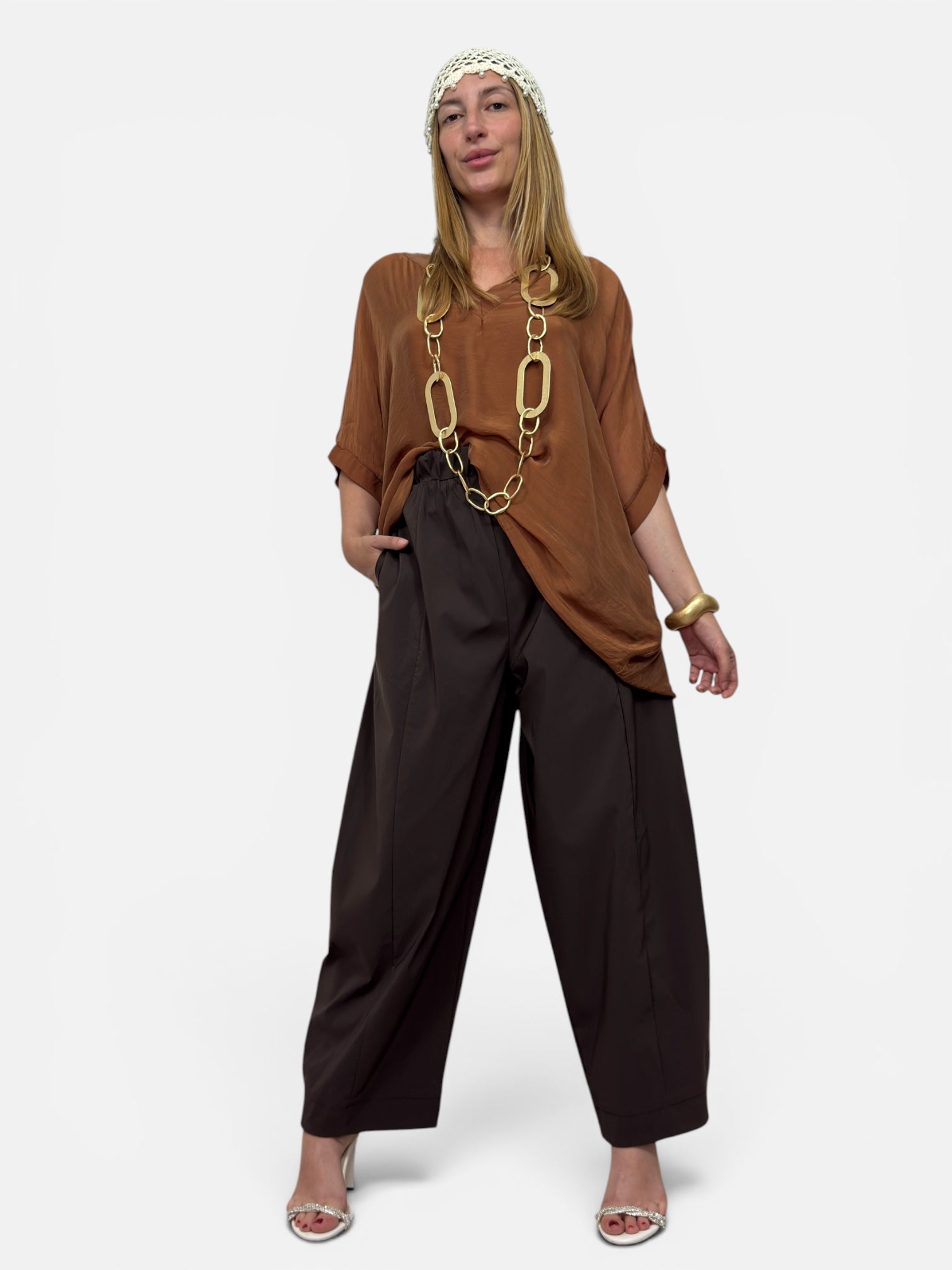 Pantalone Paris Brown