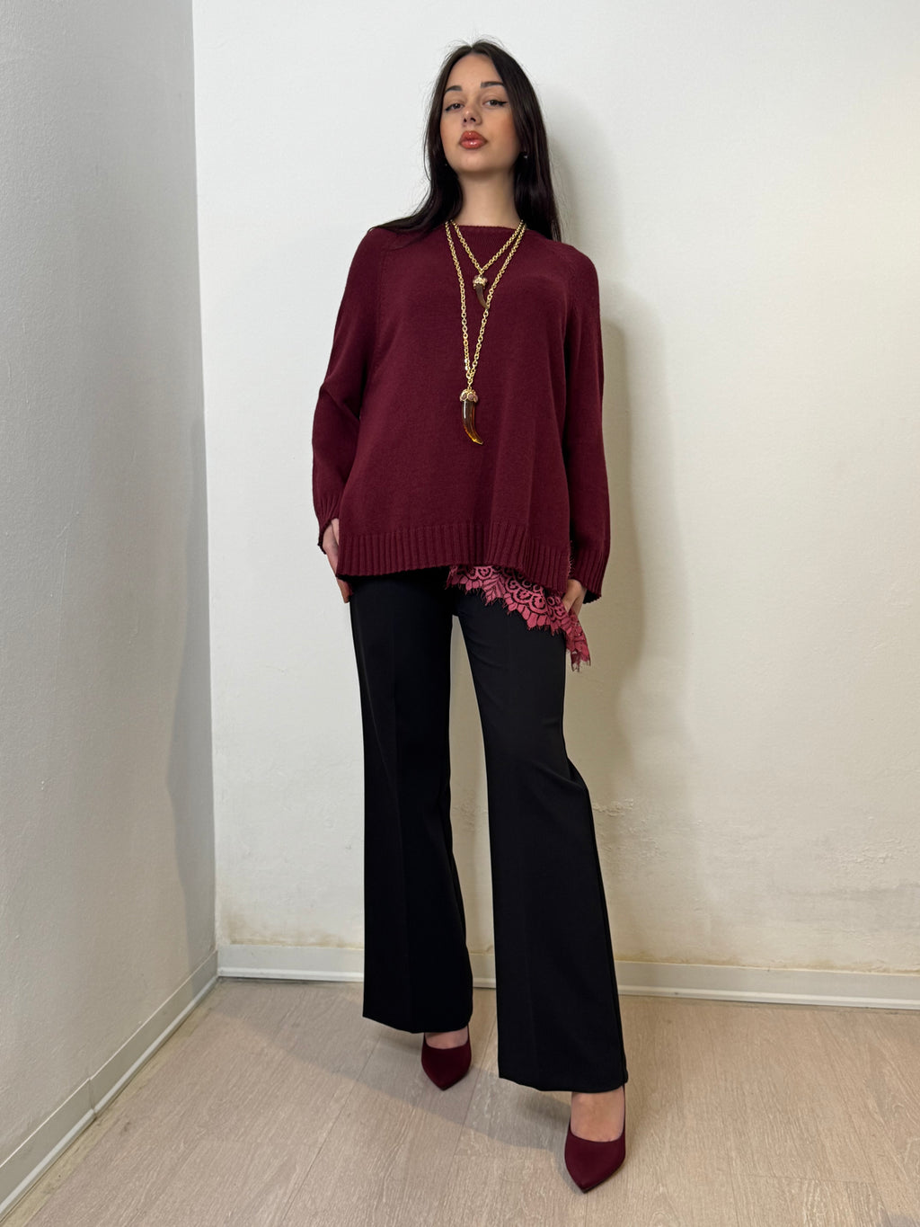 Pull Asdrid Bordeaux