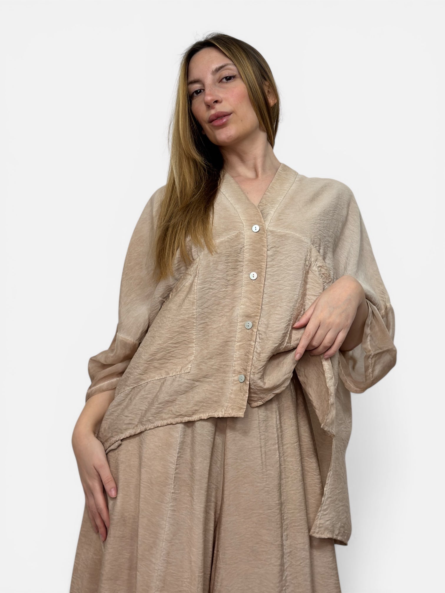 Camicia Edera Coccio