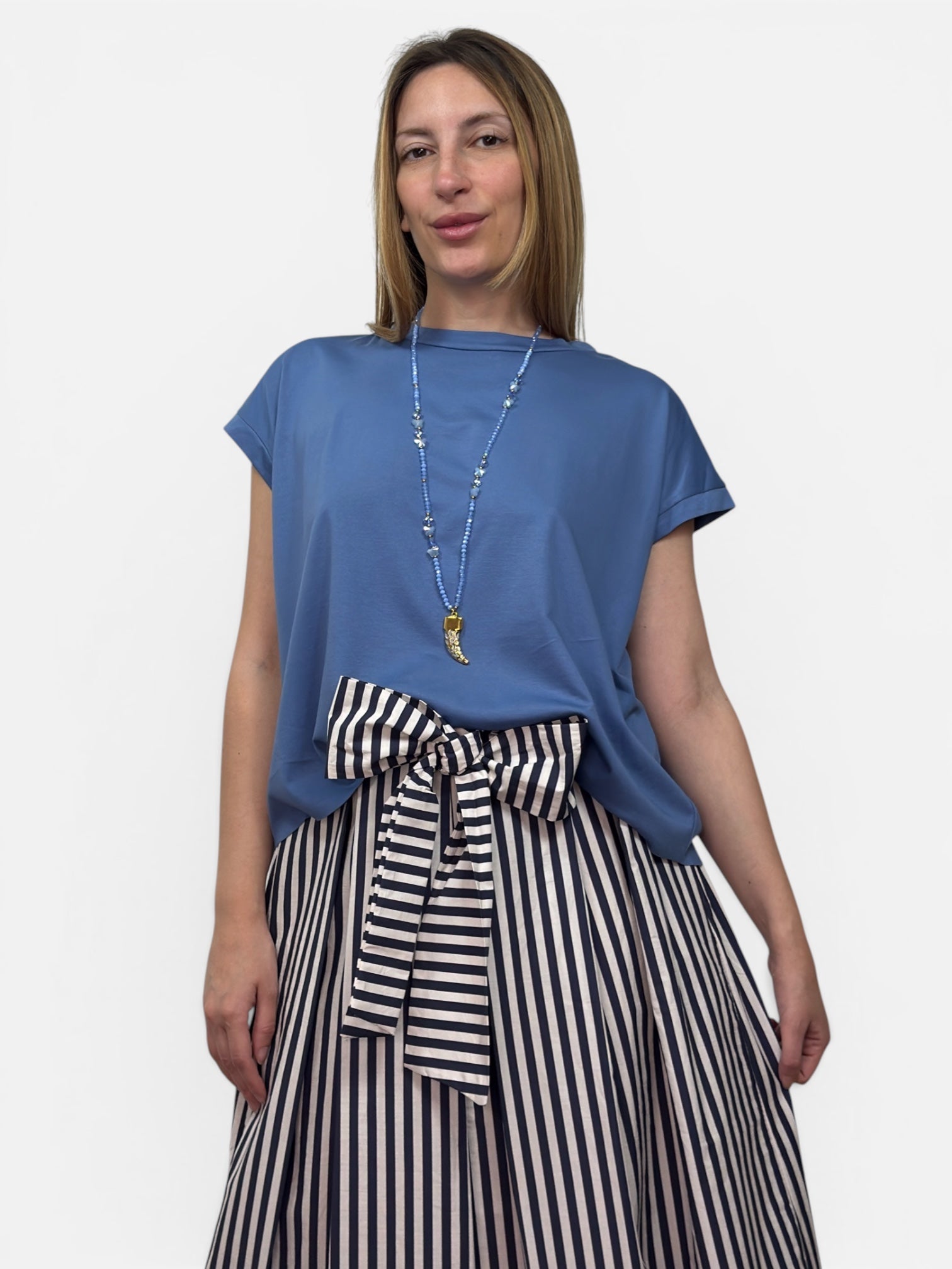 T-Shirt Basic Azzurra