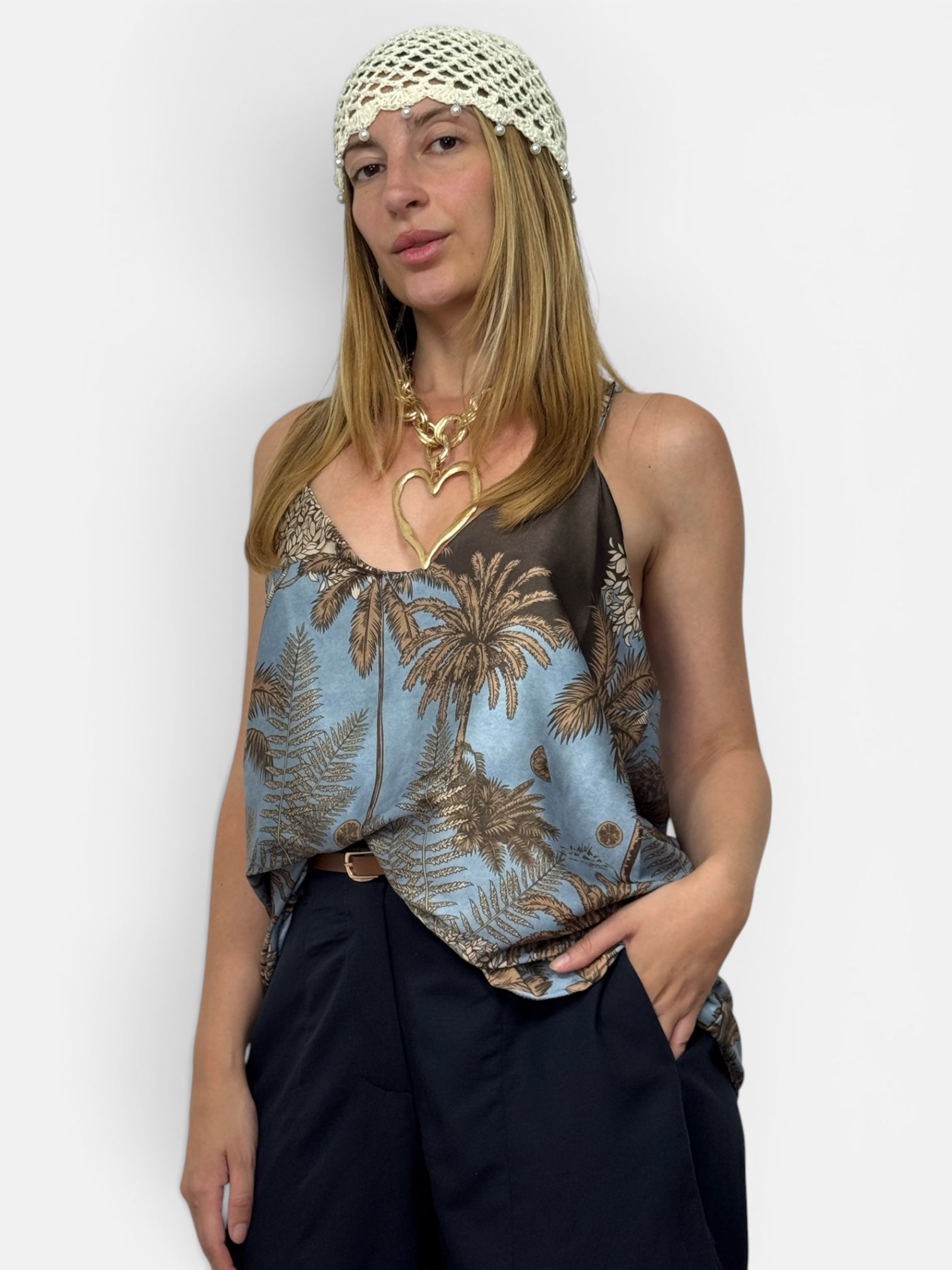 Top Carol Blu