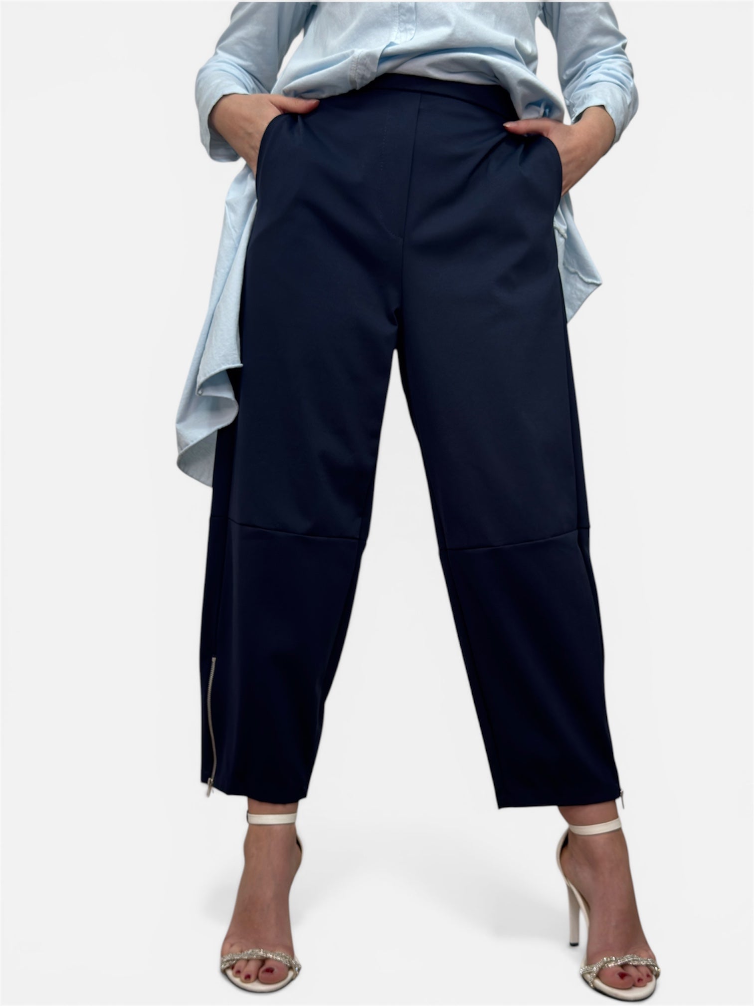 pantalone Zip in vari colori Wendy Trendy
