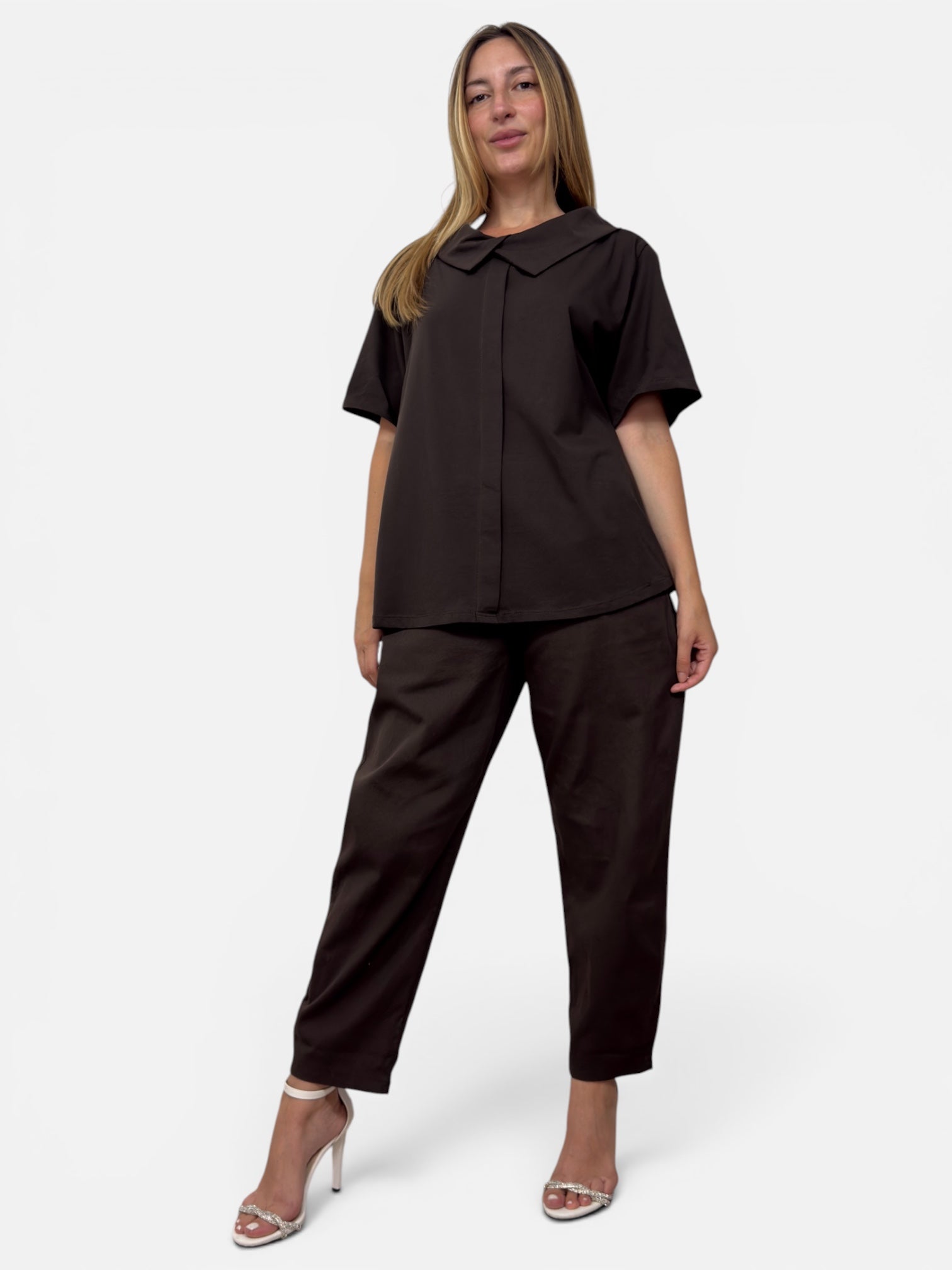 Blusa Federica Brown 158C