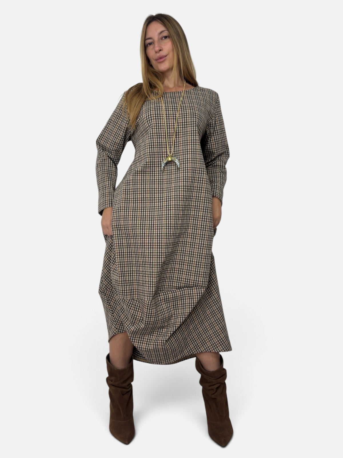 Abito Quadri Wendy Trendy