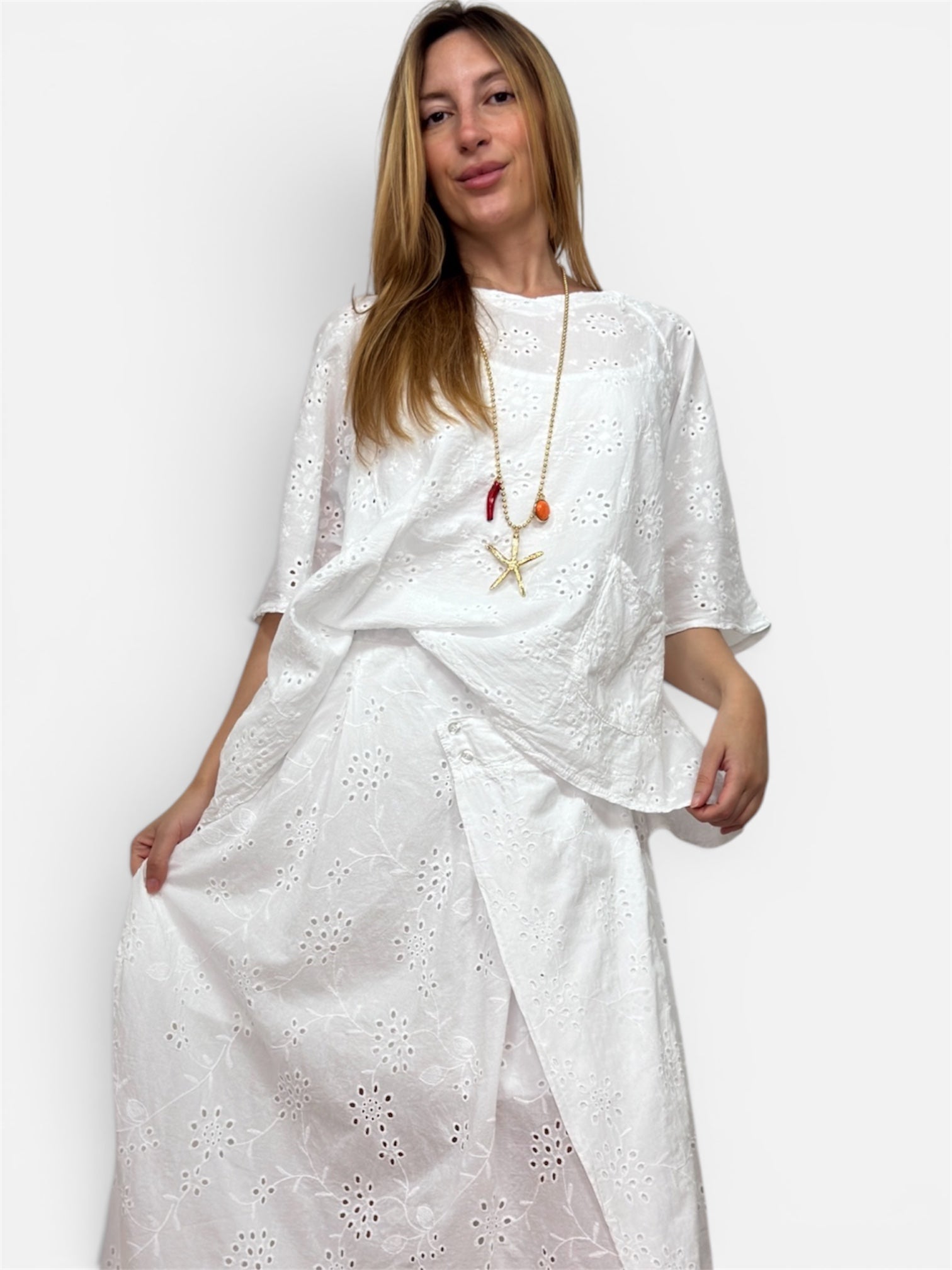 Maglia Romantic Bianco 158C
