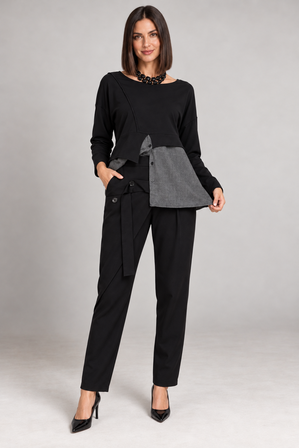 Maglia Marta Black Wendy Trendy