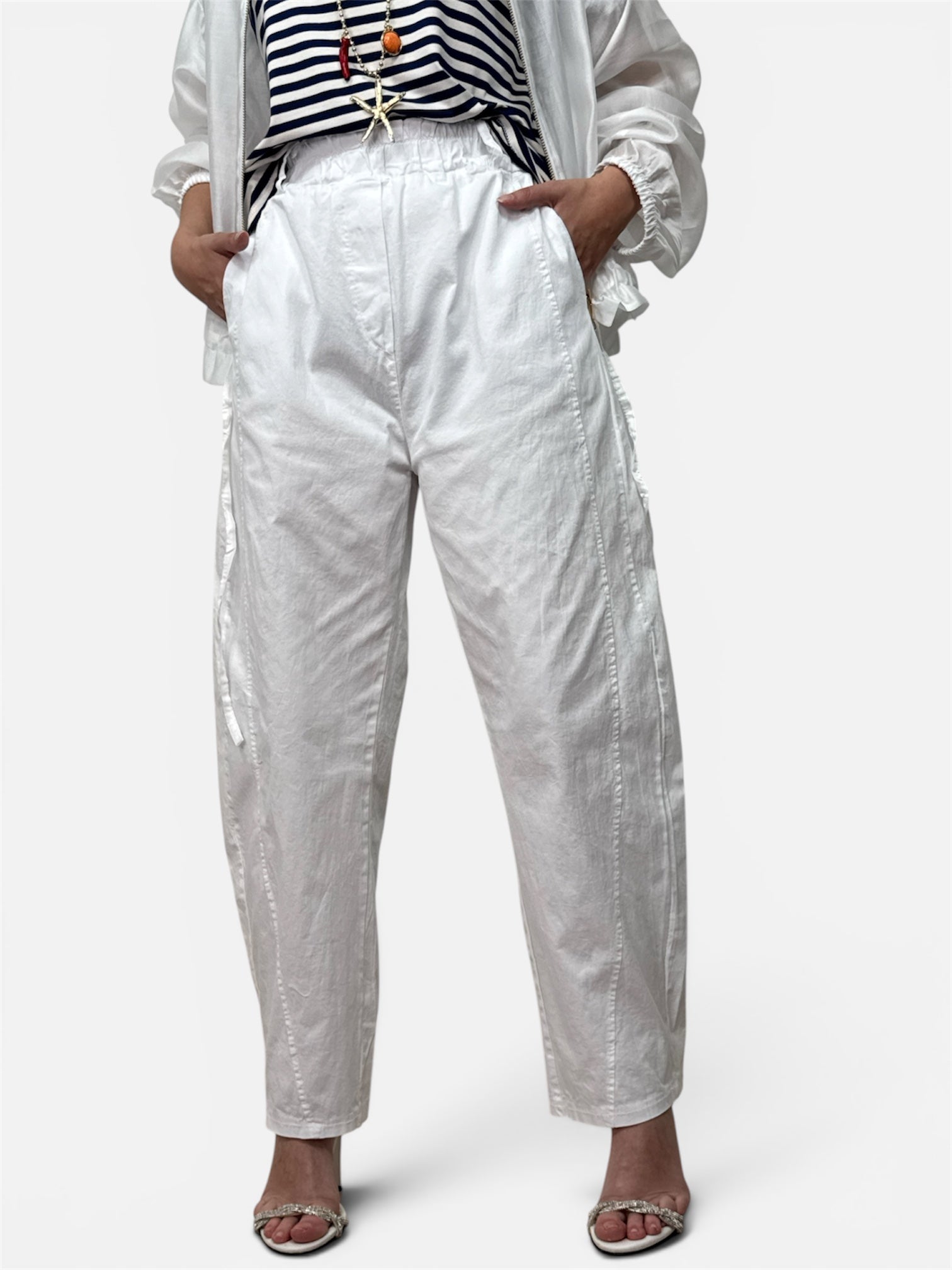 Pantalone Berry Bianco