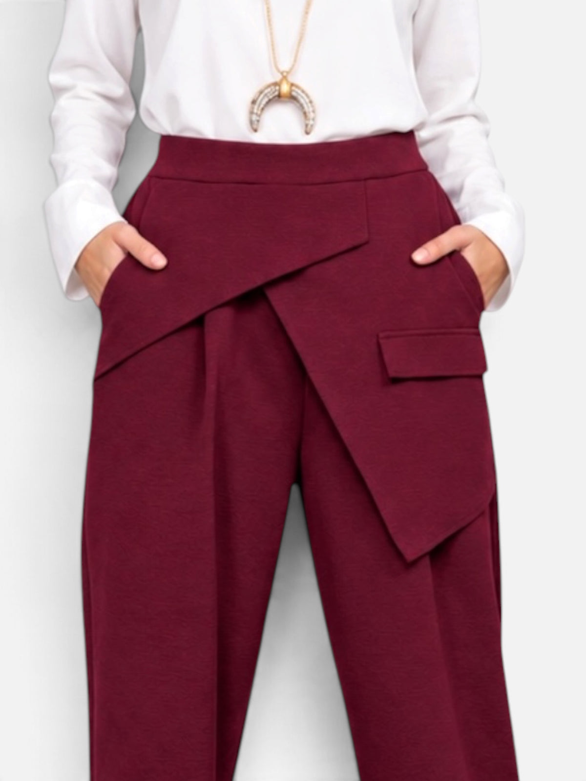 Pantalone New Deck  Bordeaux 158C